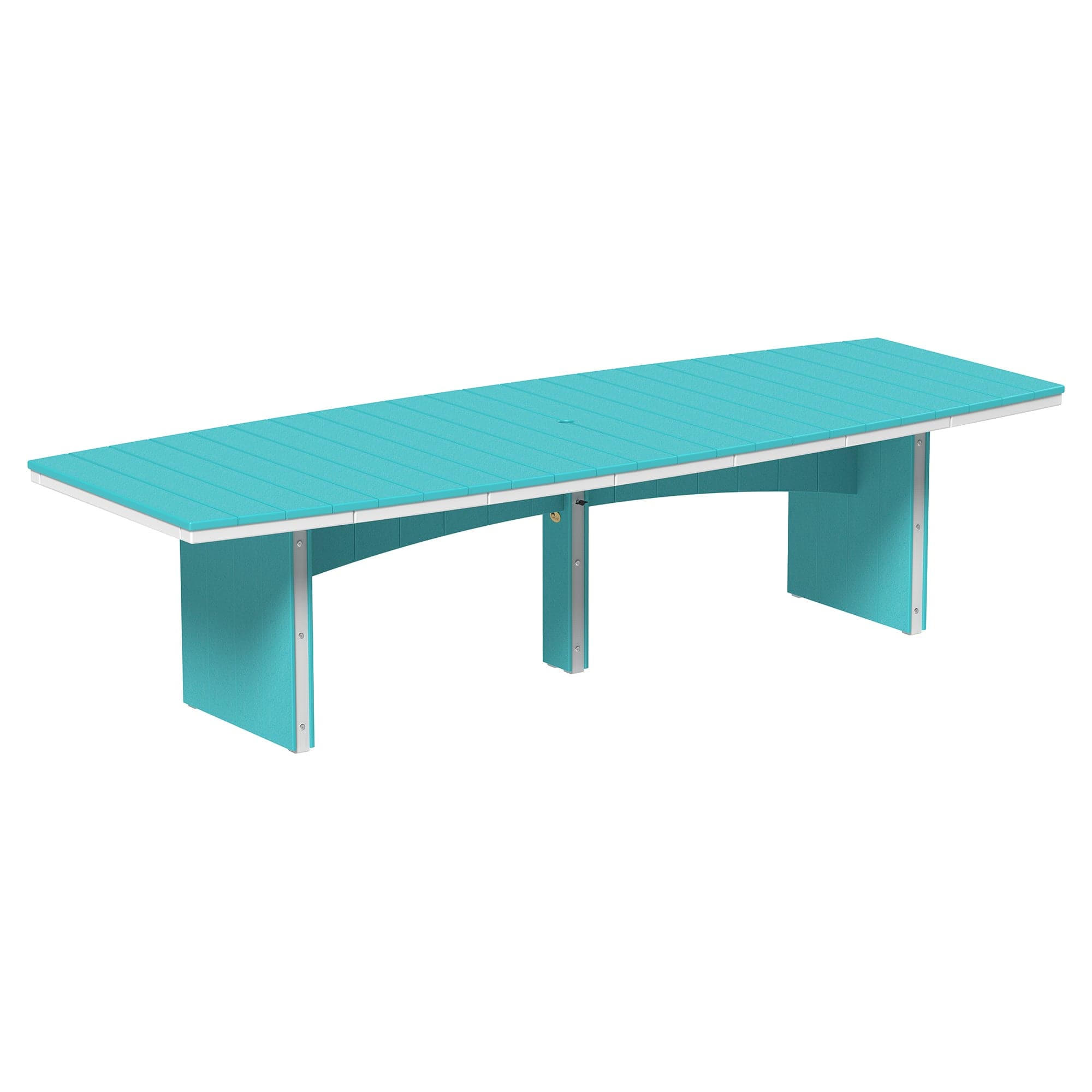 Luxcraft Urban 10-Person Oval Poly Dining Table & Chair Set
