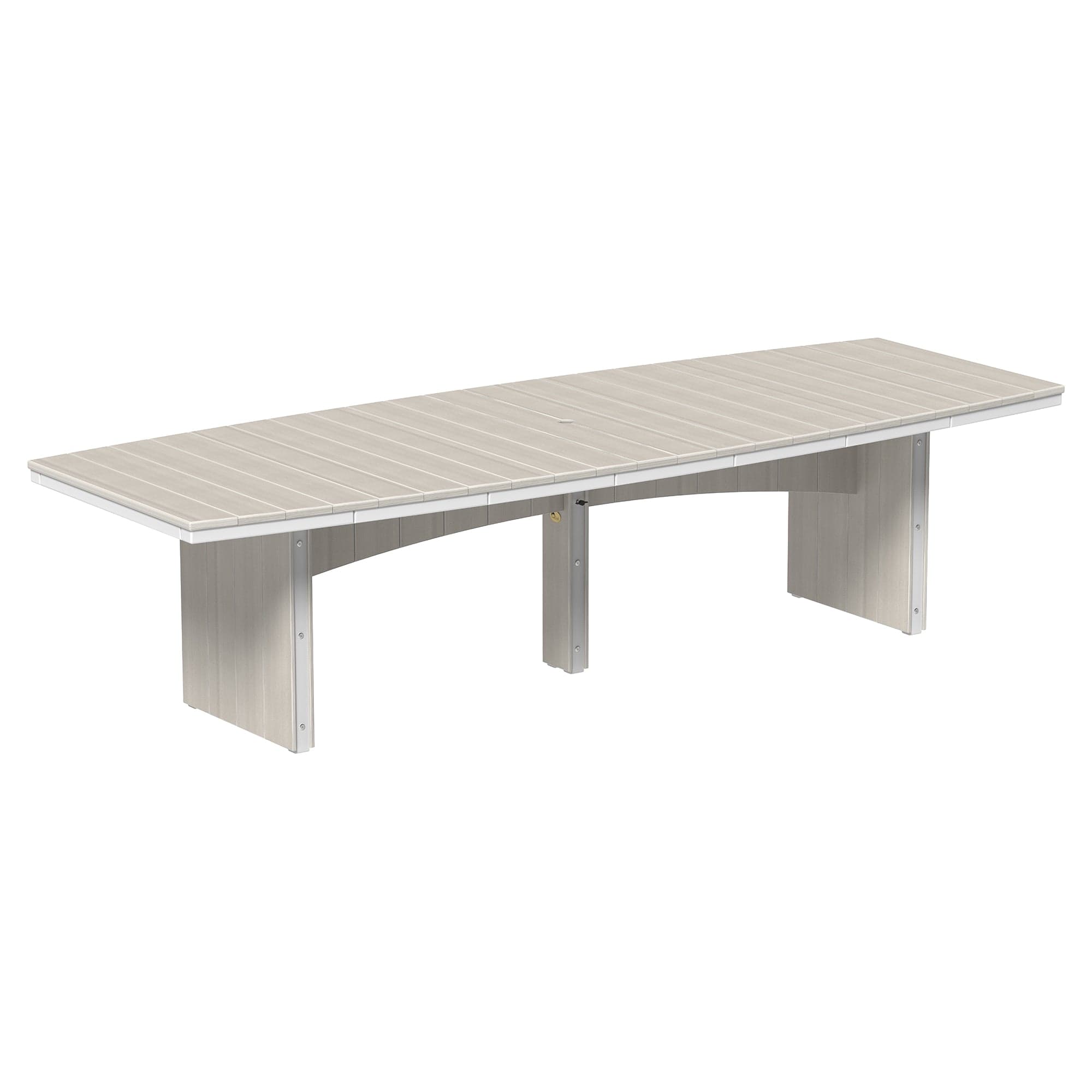 Luxcraft Urban 10-Person Oval Poly Dining Table & Chair Set