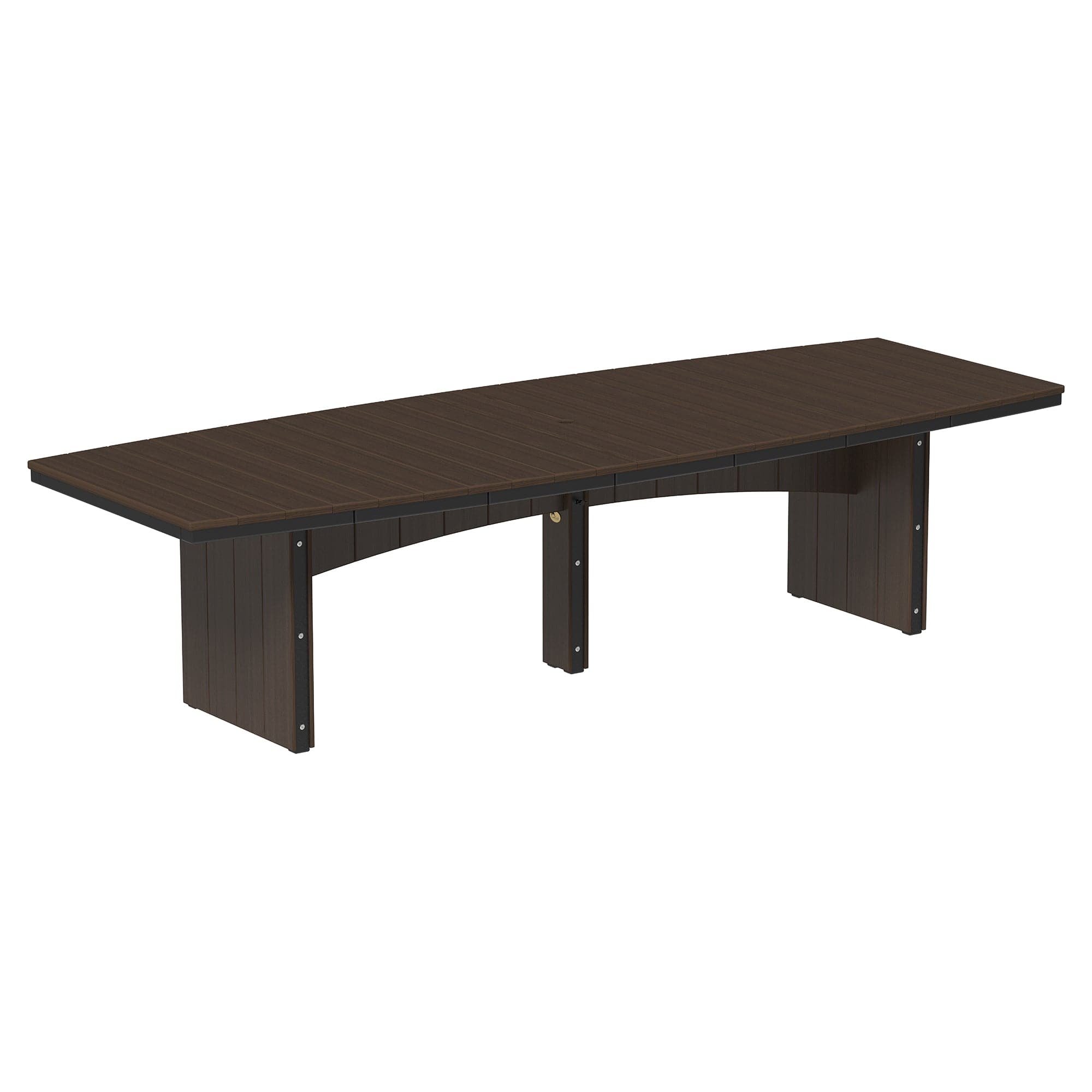 Luxcraft Urban 10-Person Oval Poly Dining Table & Chair Set