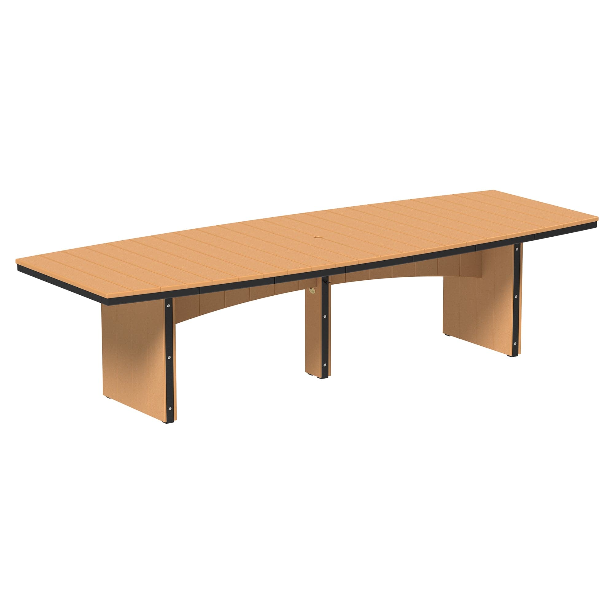 Luxcraft Urban 10-Person Oval Poly Dining Table & Chair Set