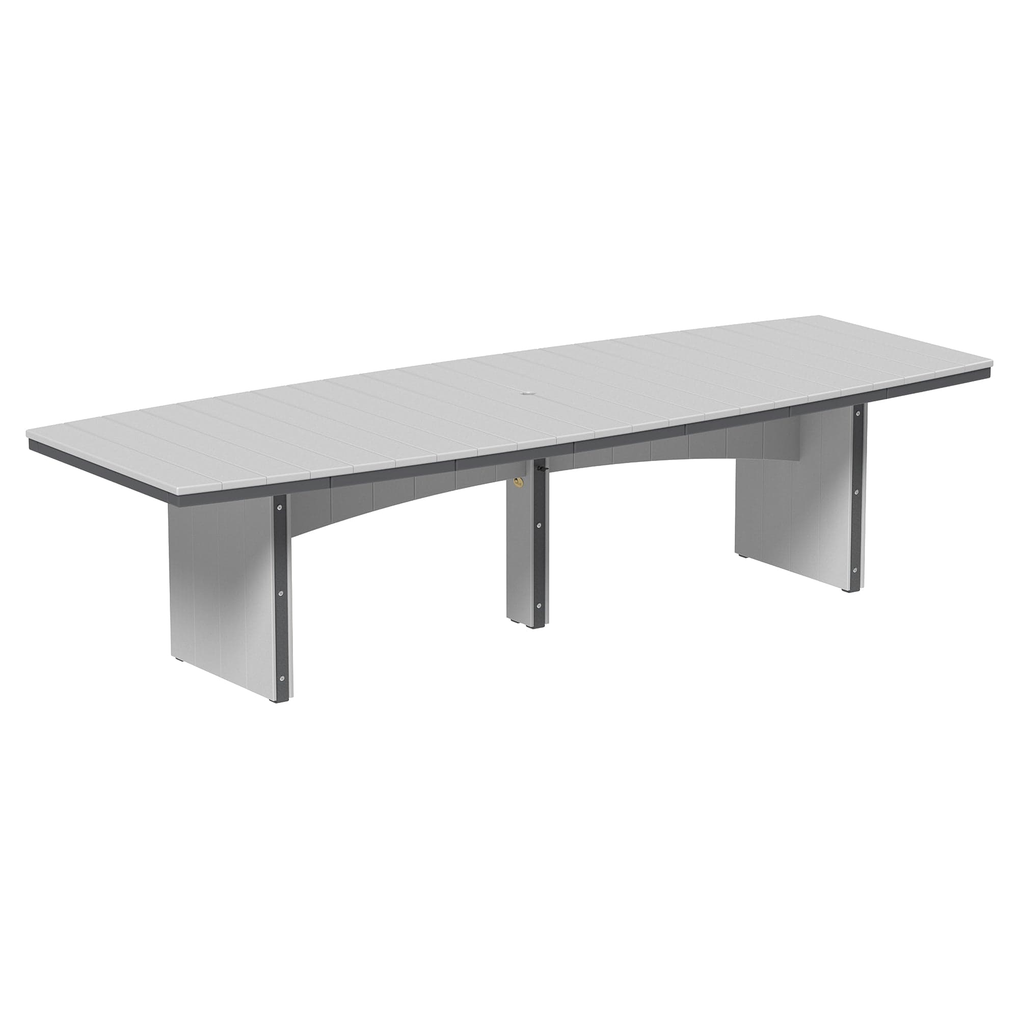 Luxcraft Urban 10-Person Oval Poly Dining Table & Chair Set
