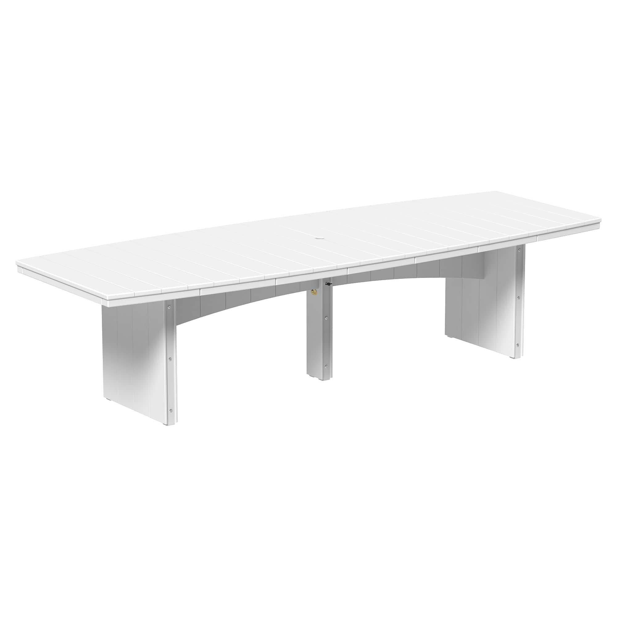 Luxcraft Urban 10-Person Oval Poly Dining Table & Chair Set