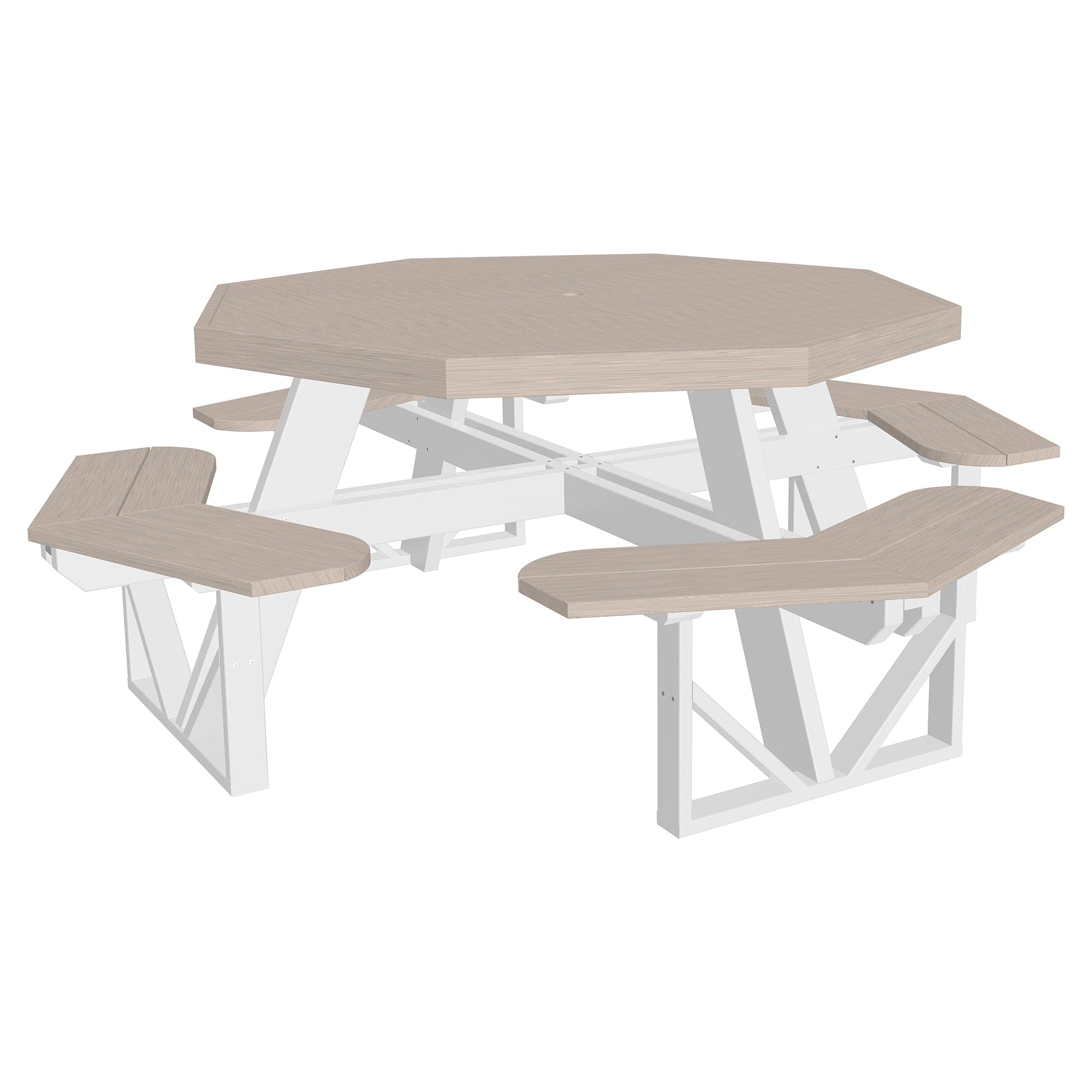 Luxcraft Poly Composite Octagon Picnic Table