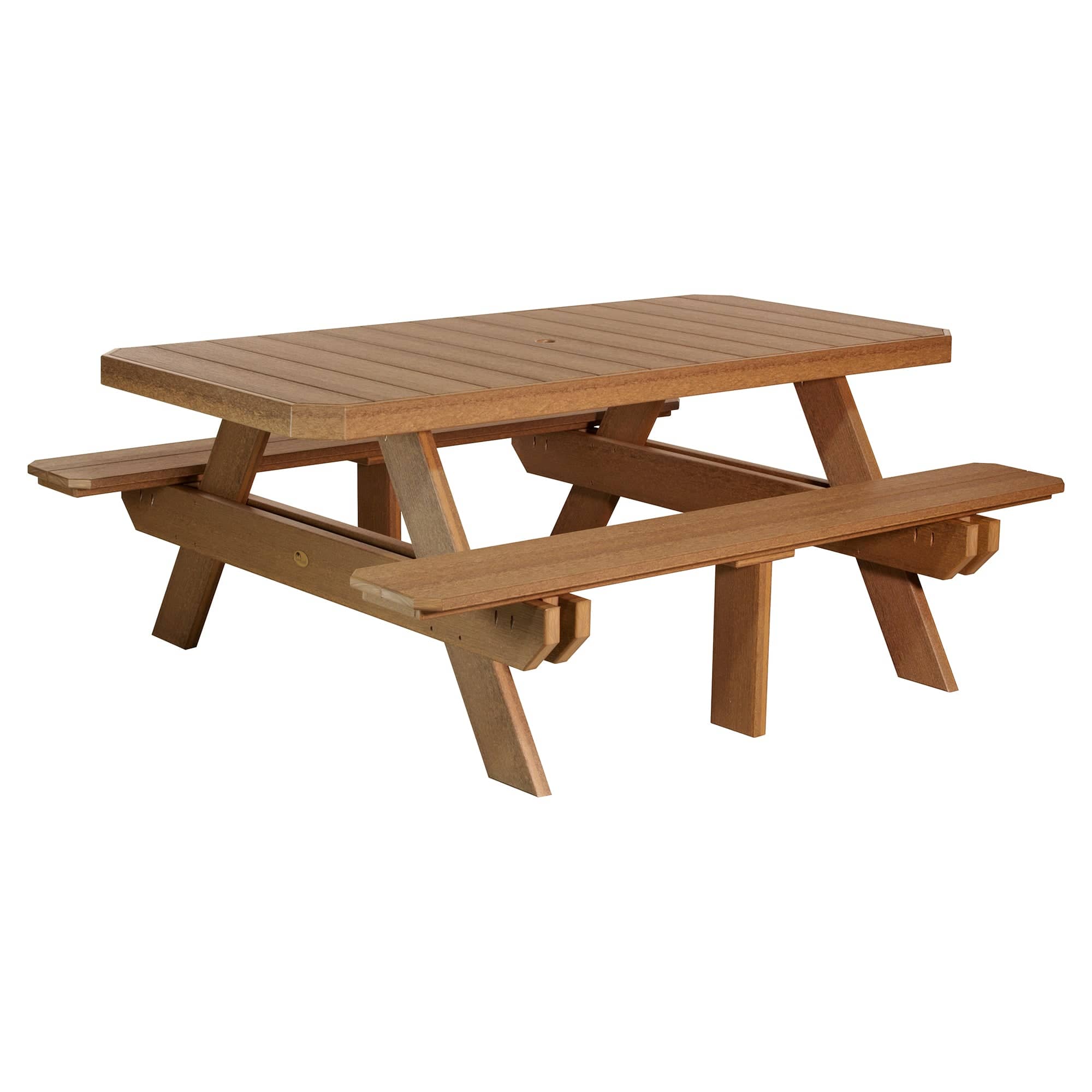 Luxcraft Poly Lumber Rectangular Picnic Table