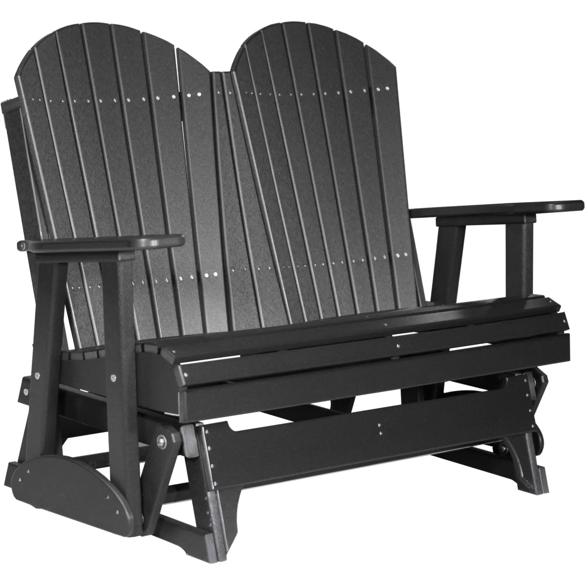 LuxCraft Adirondack 4-Foot Poly Composite Patio Glider