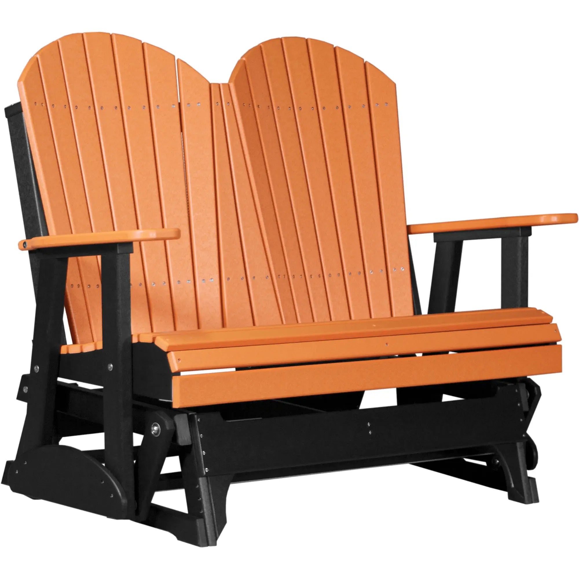 LuxCraft Adirondack 4-Foot Poly Composite Patio Glider