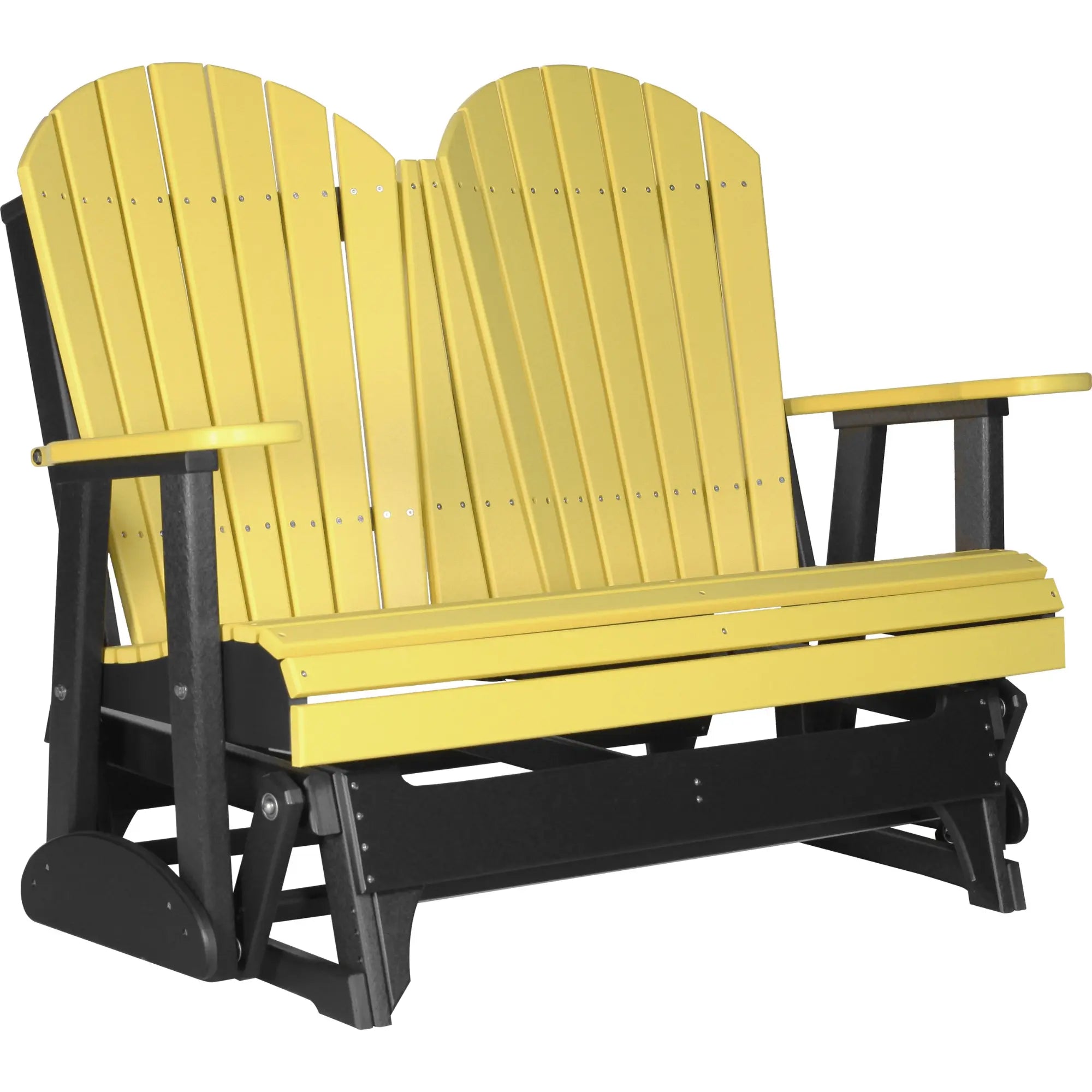 LuxCraft Adirondack 4-Foot Poly Composite Patio Glider