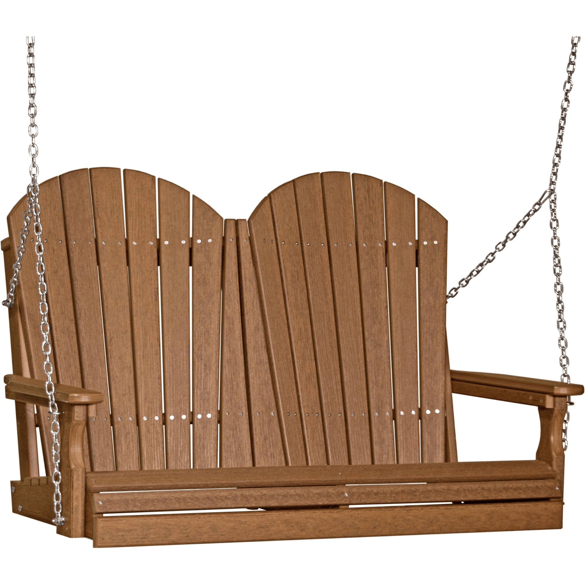 LuxCraft Adirondack 4-Foot Poly Composite Porch Swing