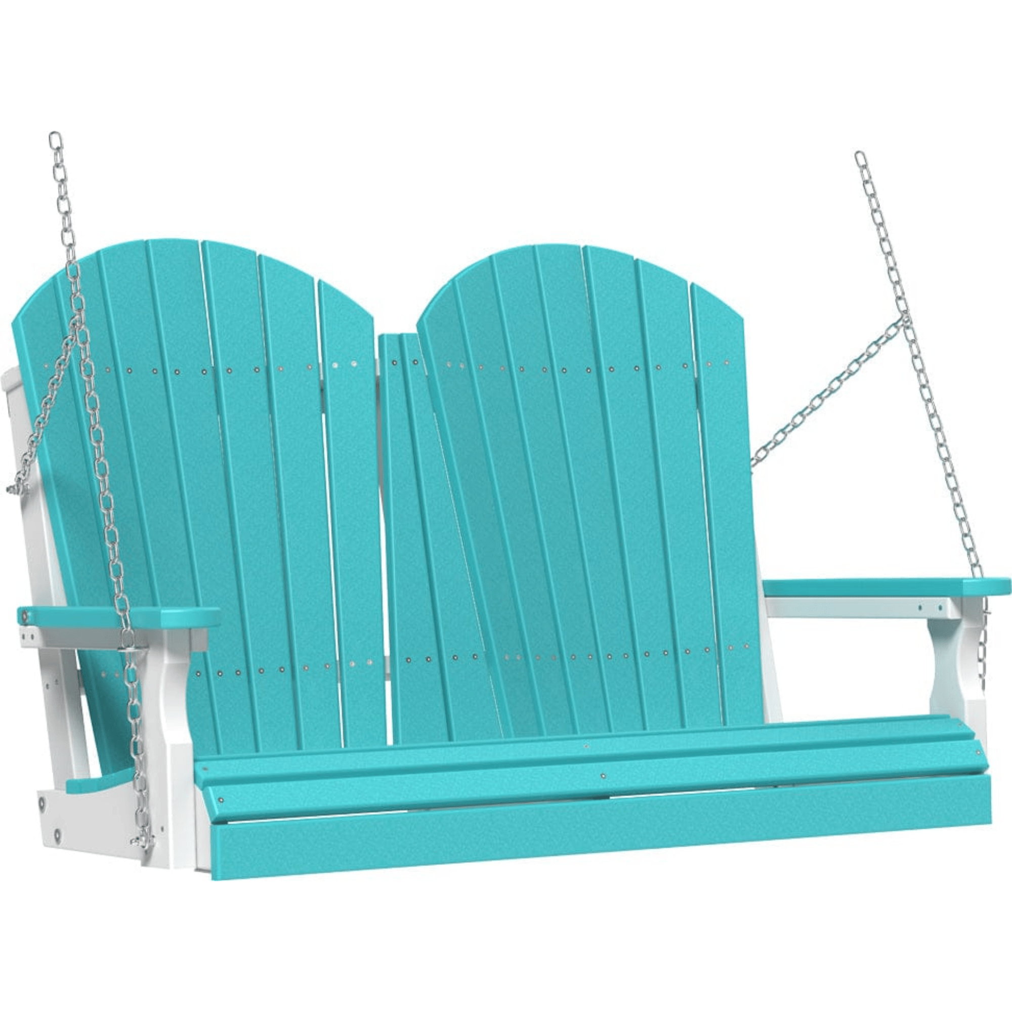 LuxCraft Adirondack 4-Foot Poly Composite Porch Swing