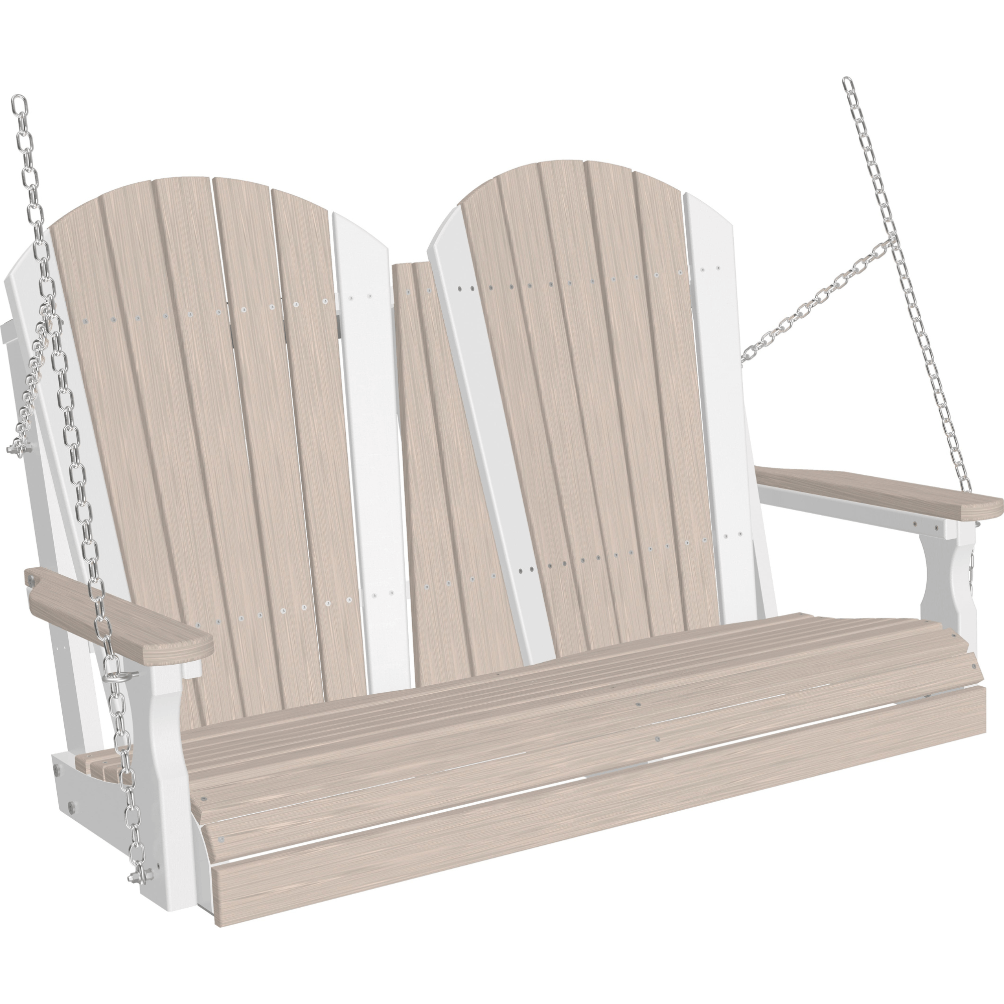 LuxCraft Adirondack 4-Foot Poly Composite Porch Swing