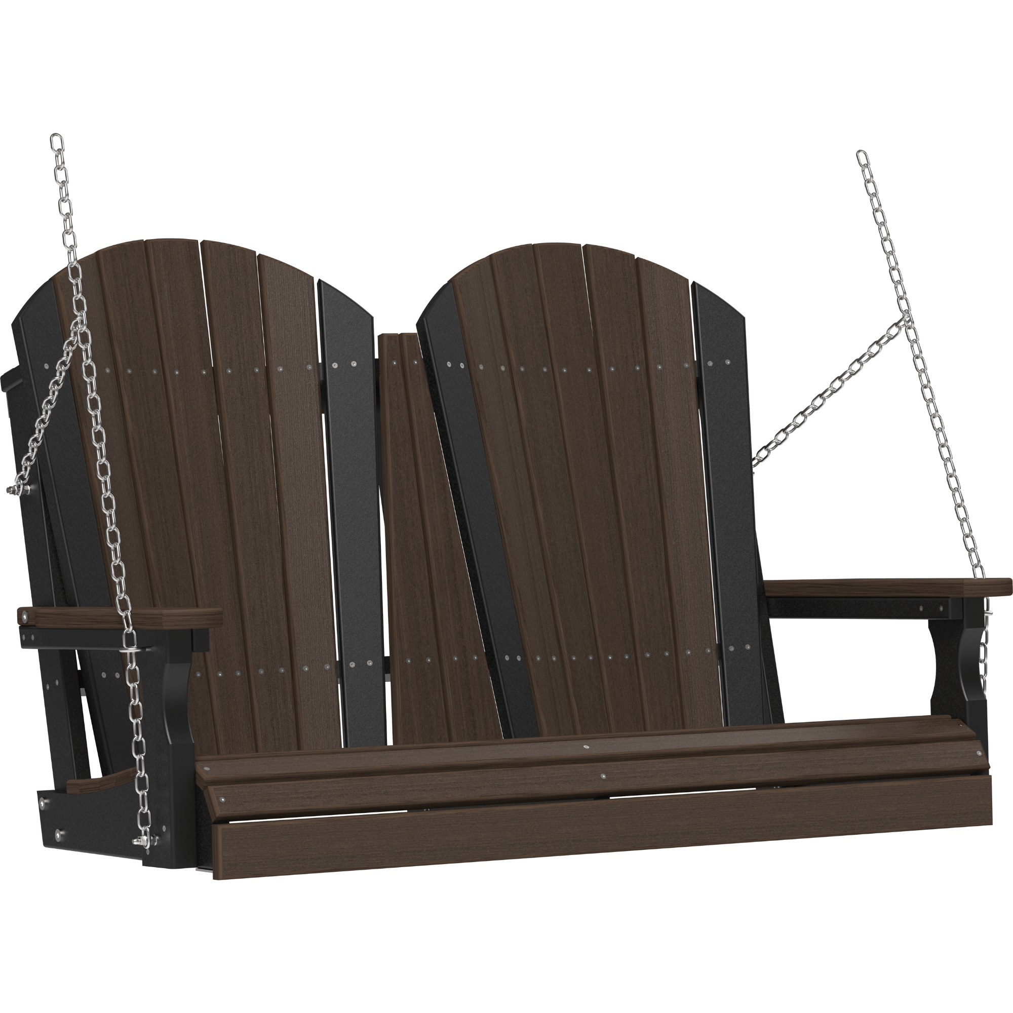 LuxCraft Adirondack 4-Foot Poly Composite Porch Swing