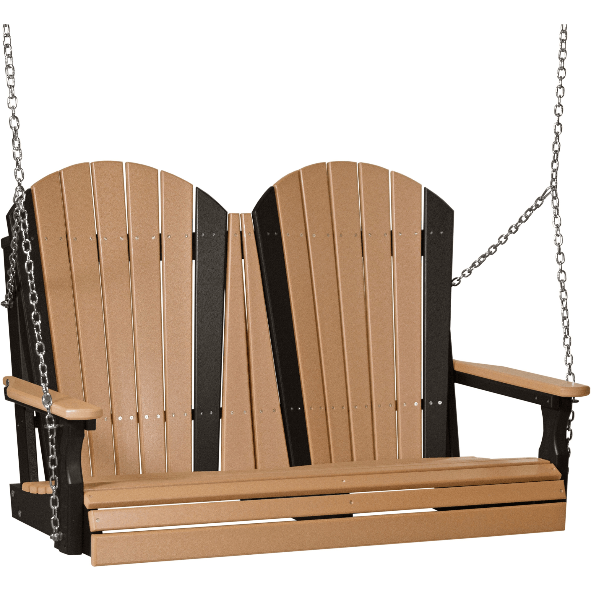LuxCraft Adirondack 4-Foot Poly Composite Porch Swing