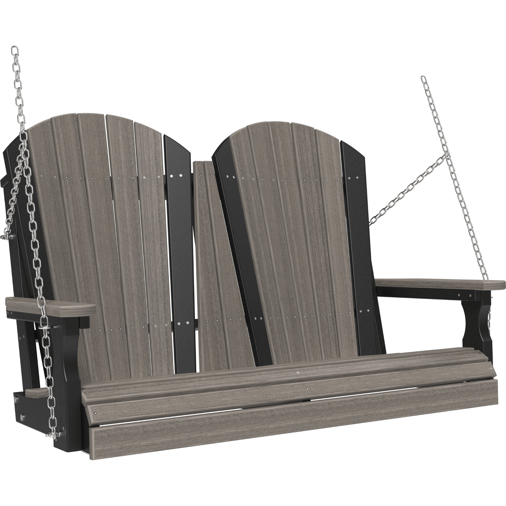 LuxCraft Adirondack 4-Foot Poly Composite Porch Swing