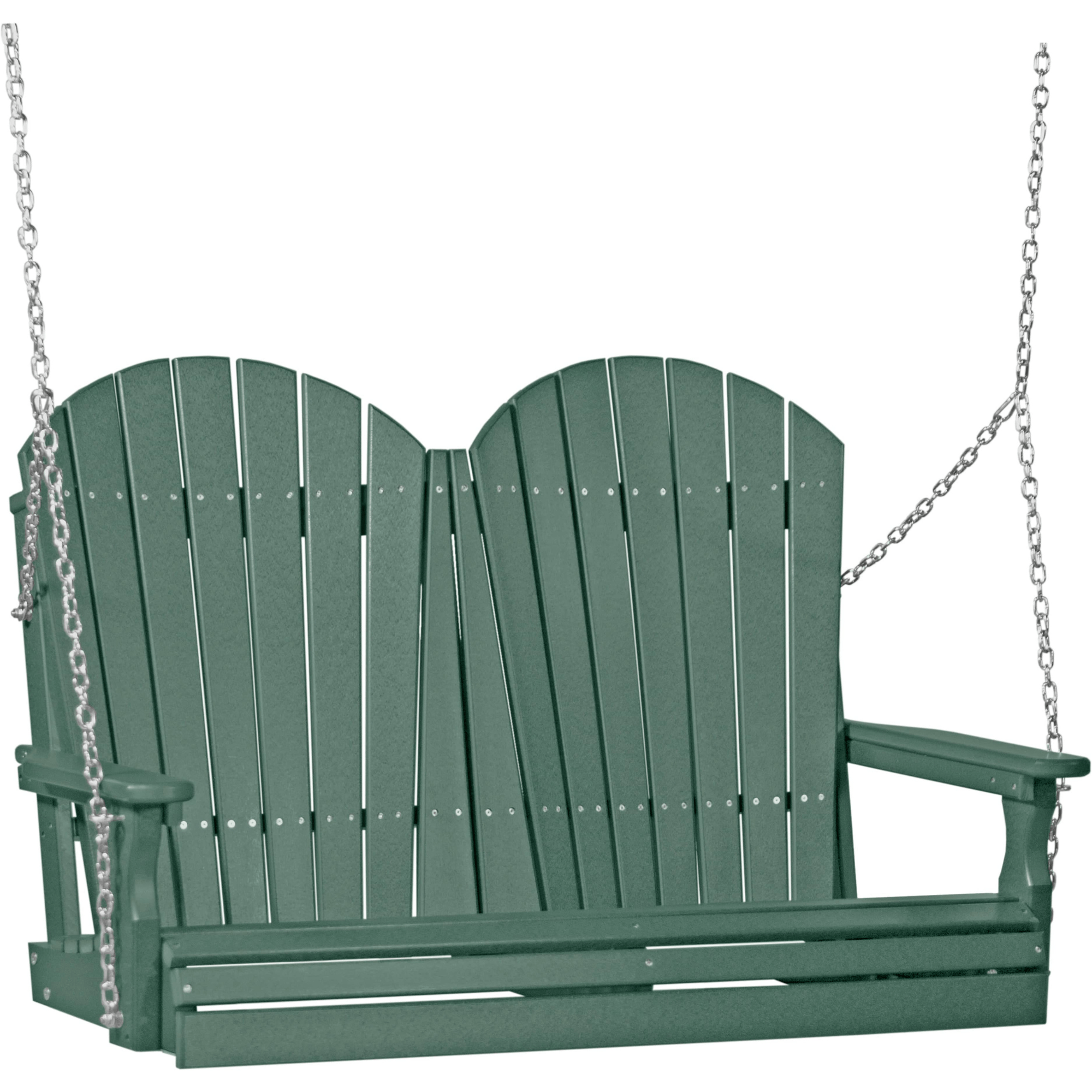 LuxCraft Adirondack 4-Foot Poly Composite Porch Swing