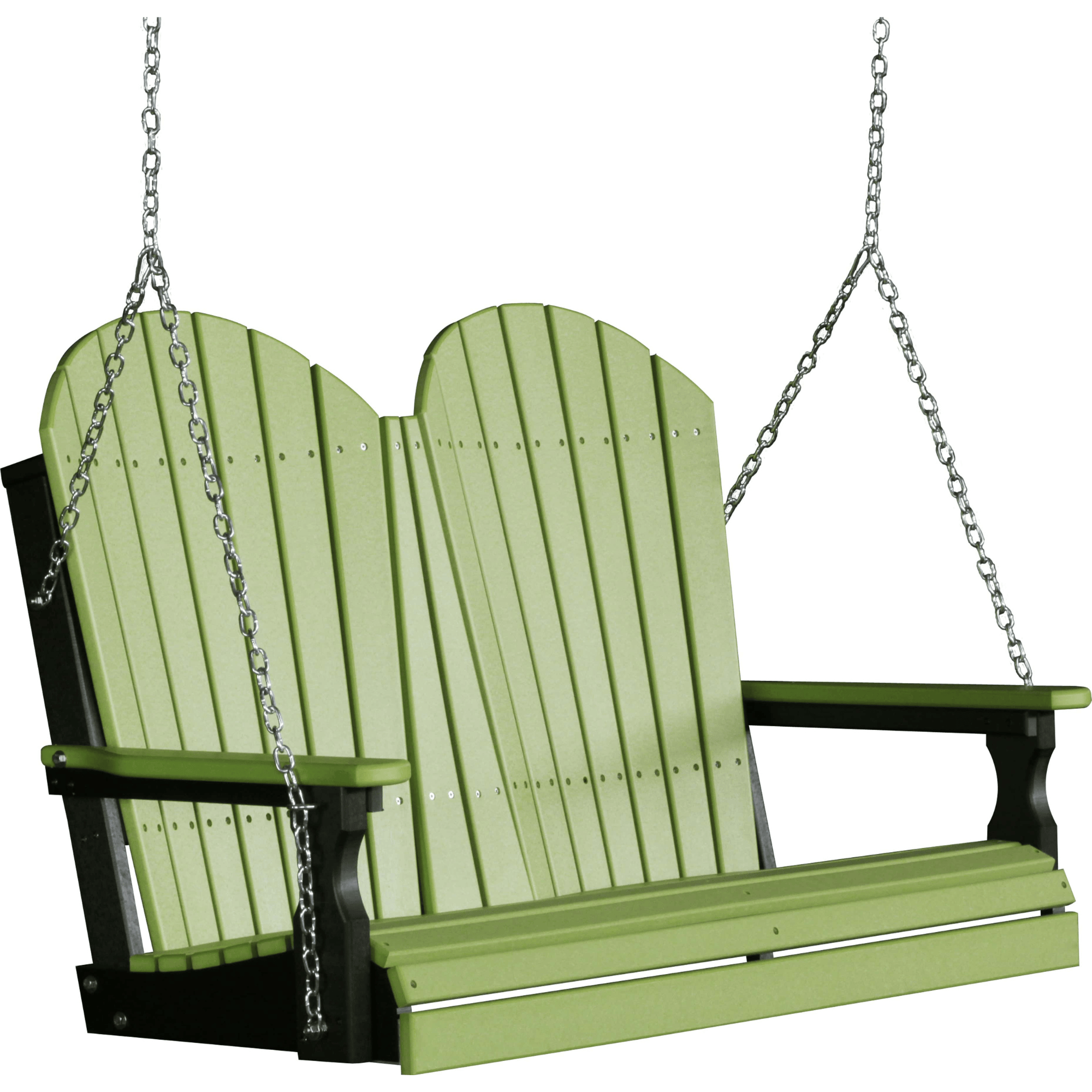 LuxCraft Adirondack 4-Foot Poly Composite Porch Swing