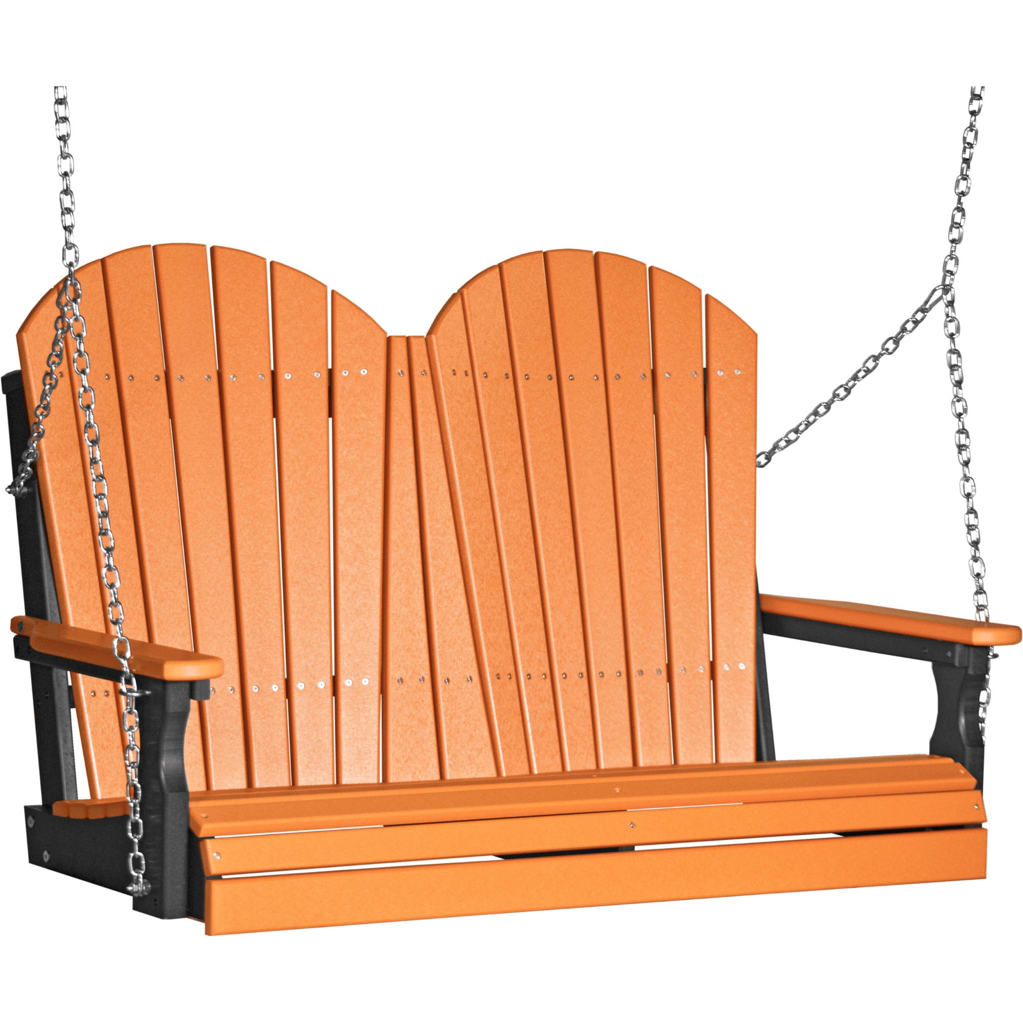 LuxCraft Adirondack 4-Foot Poly Composite Porch Swing