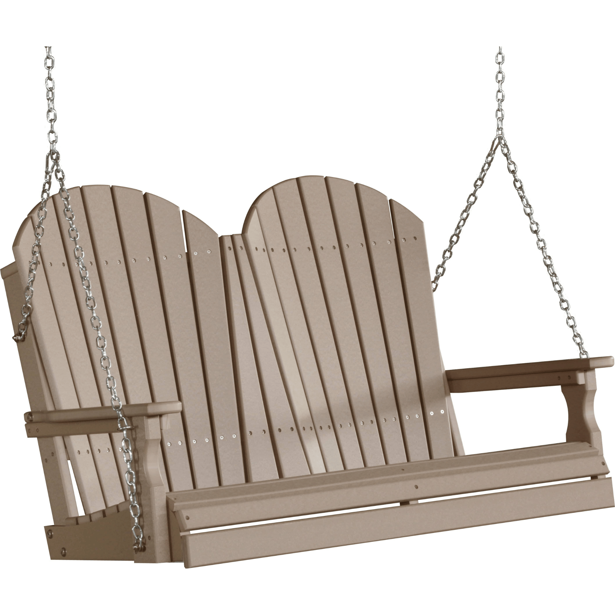 LuxCraft Adirondack 4-Foot Poly Composite Porch Swing