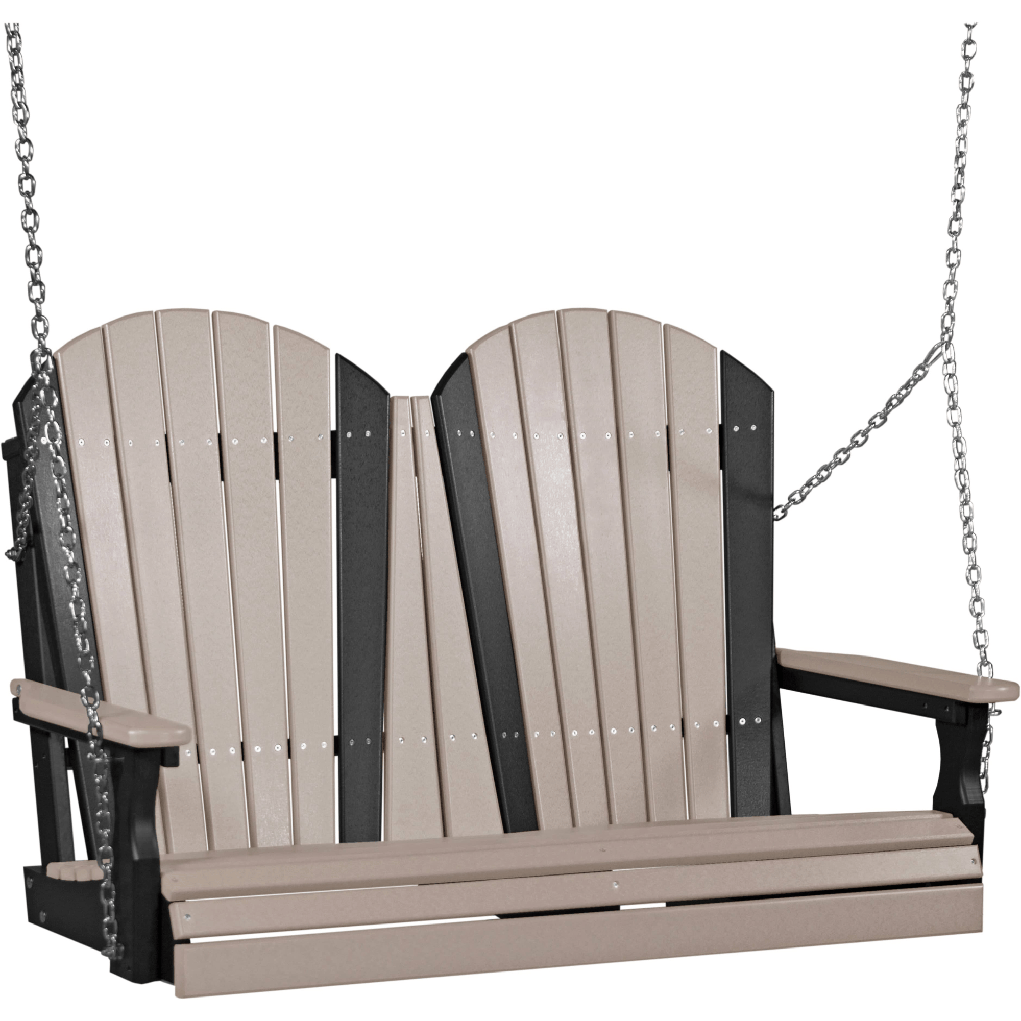LuxCraft Adirondack 4-Foot Poly Composite Porch Swing
