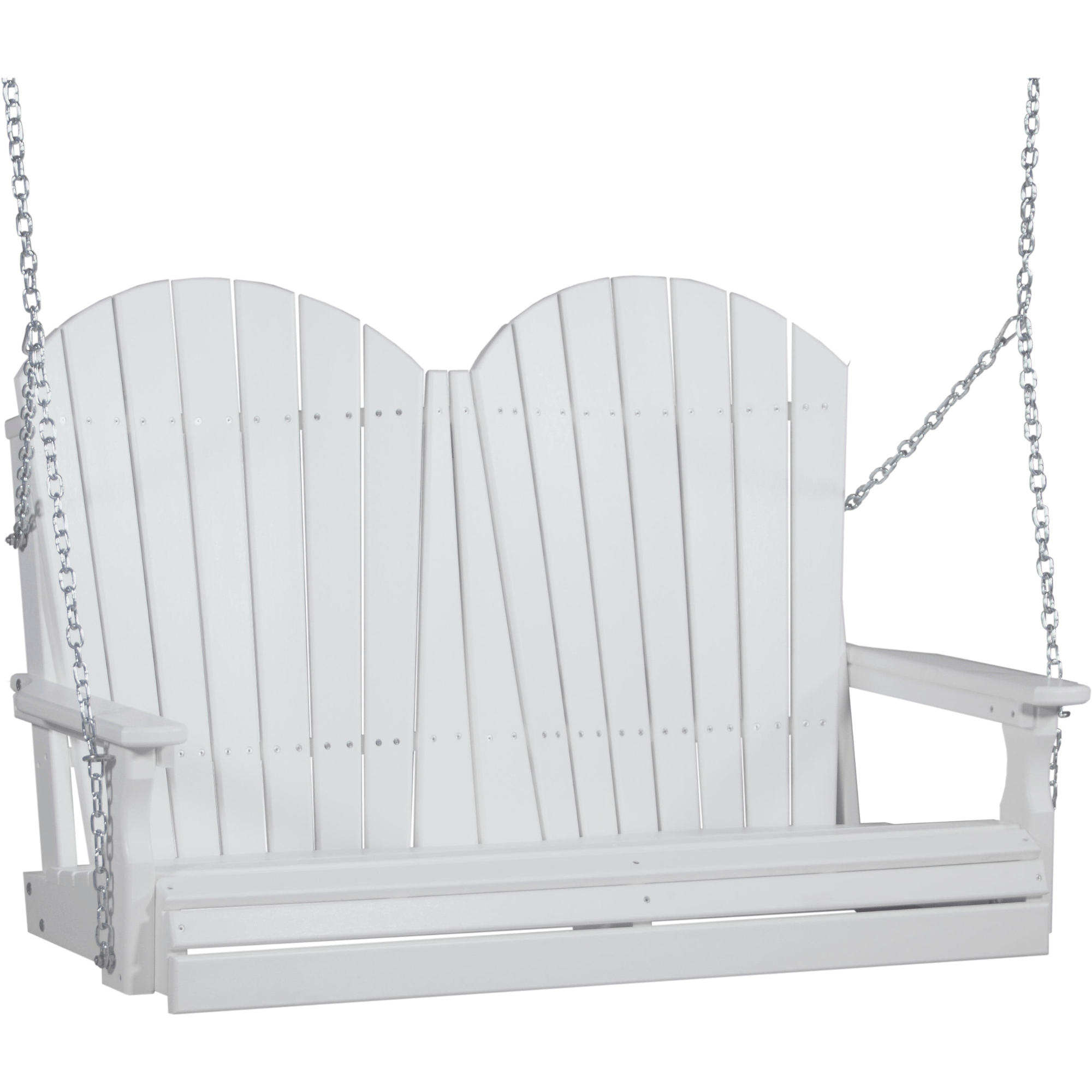 LuxCraft Adirondack 4-Foot Poly Composite Porch Swing