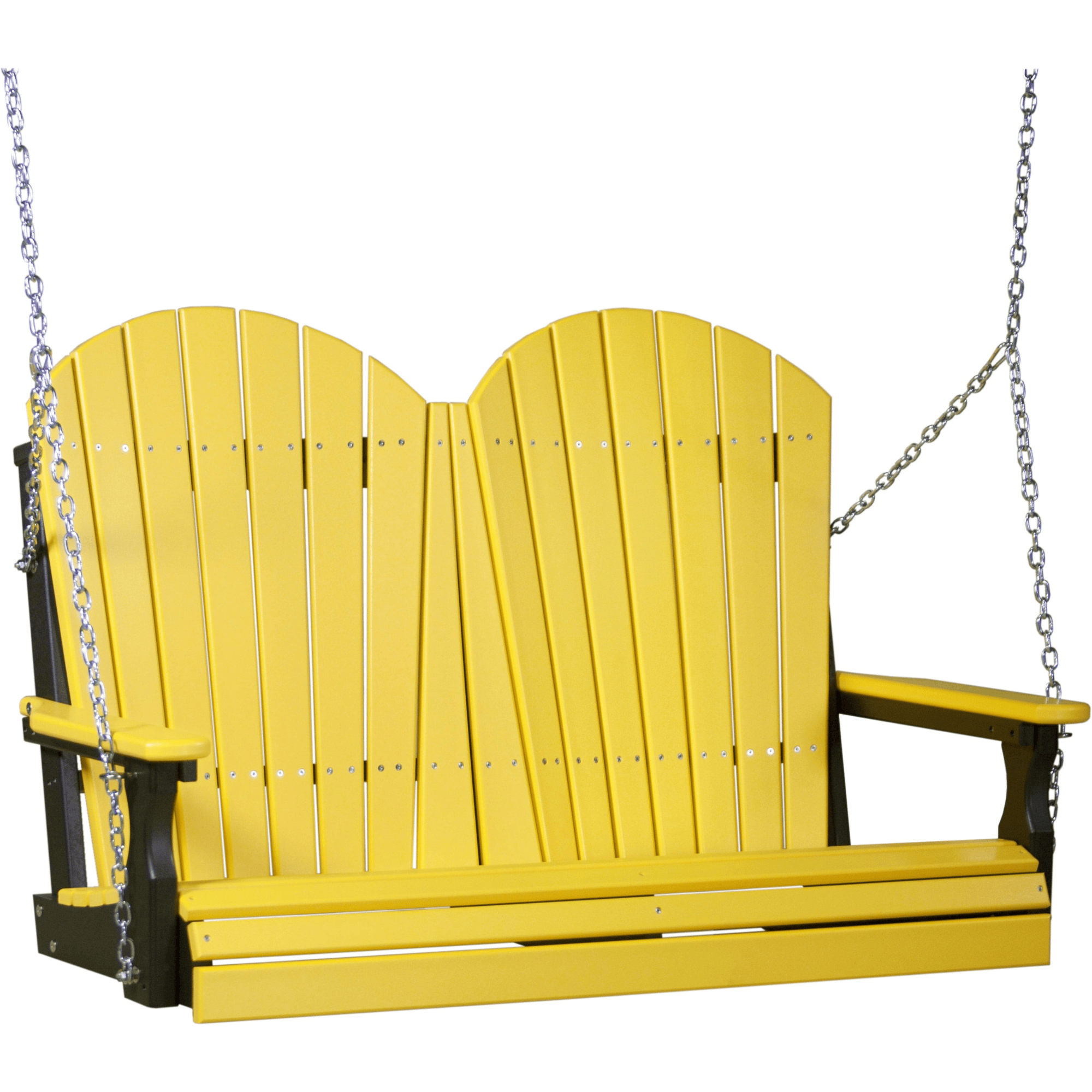 LuxCraft Adirondack 4-Foot Poly Composite Porch Swing