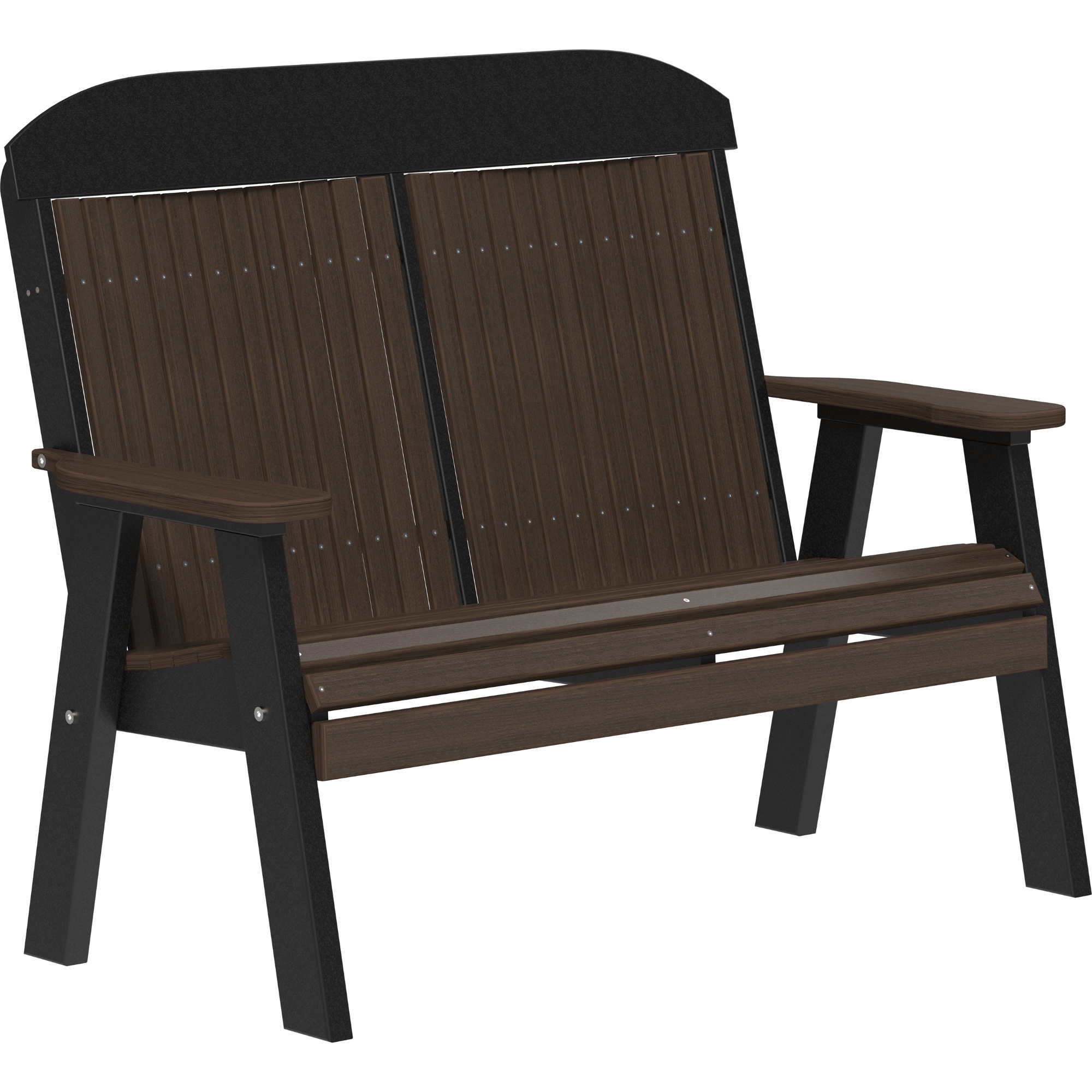 LuxCraft Poly Lumber 4-Foot Classic Outdoor Bench