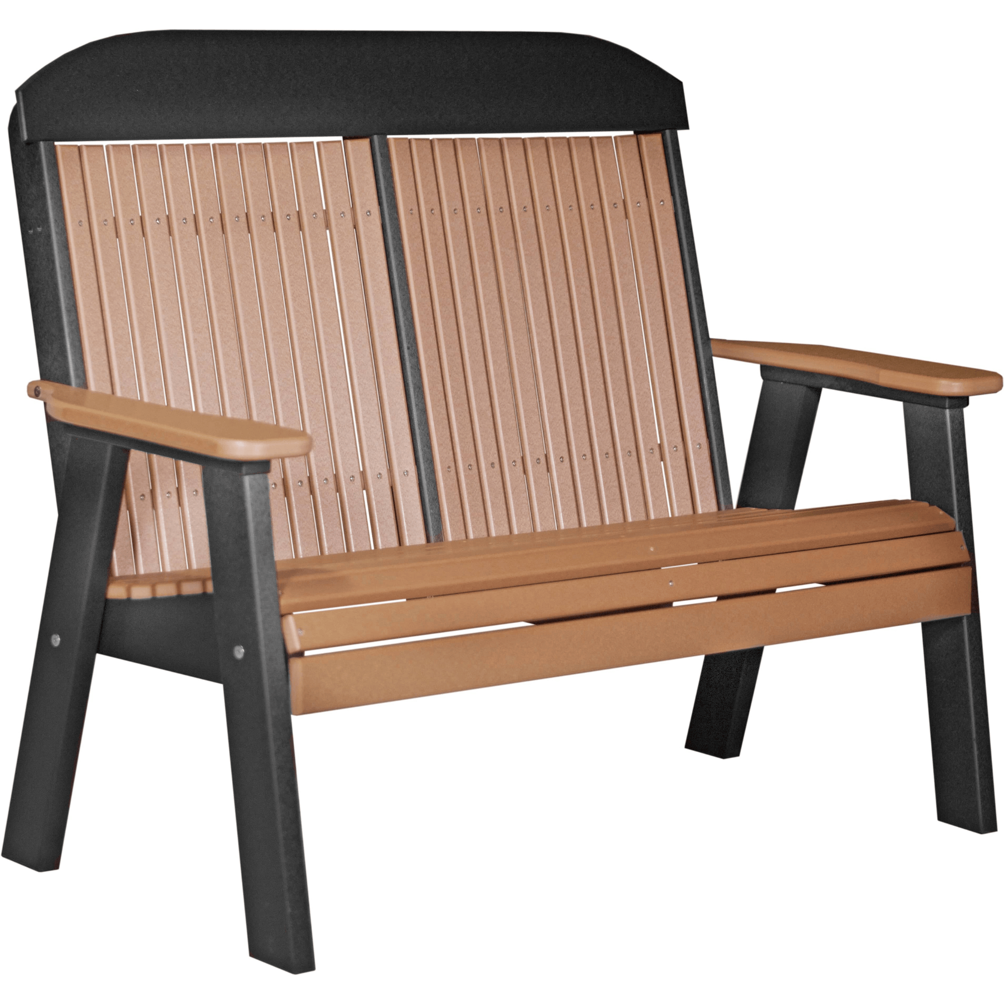 LuxCraft Poly Lumber 4-Foot Classic Outdoor Bench