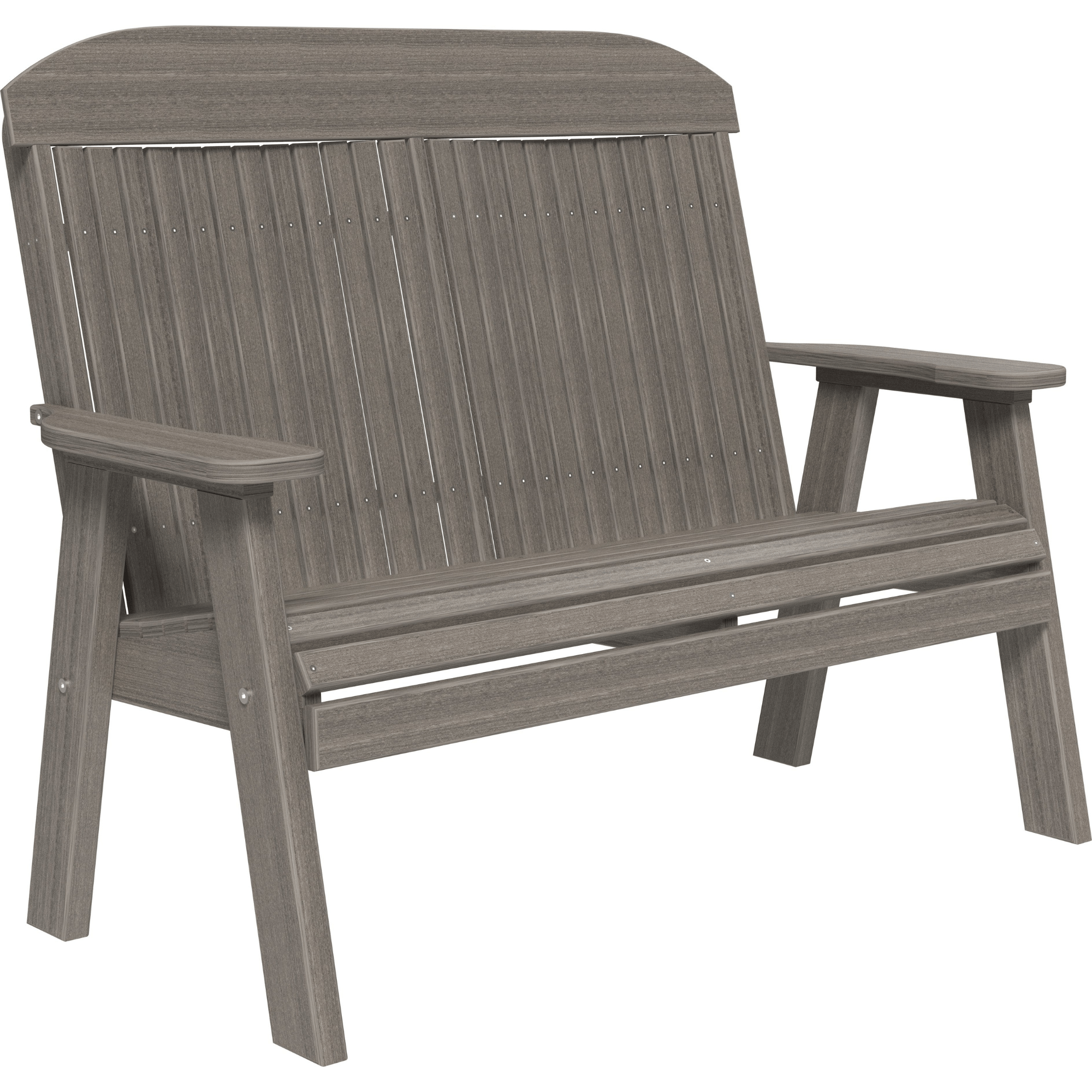 LuxCraft Poly Lumber 4-Foot Classic Outdoor Bench