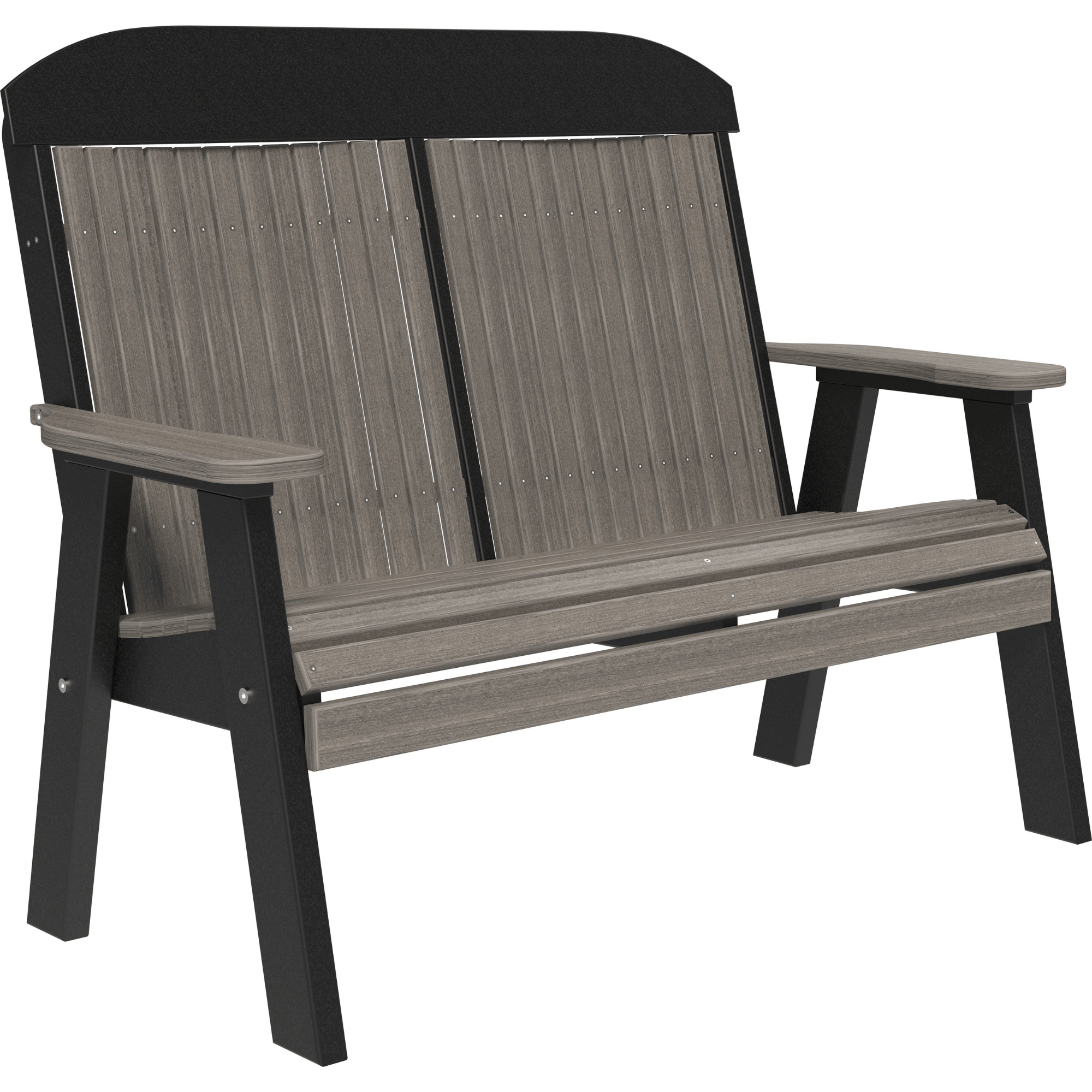LuxCraft Poly Lumber 4-Foot Classic Outdoor Bench