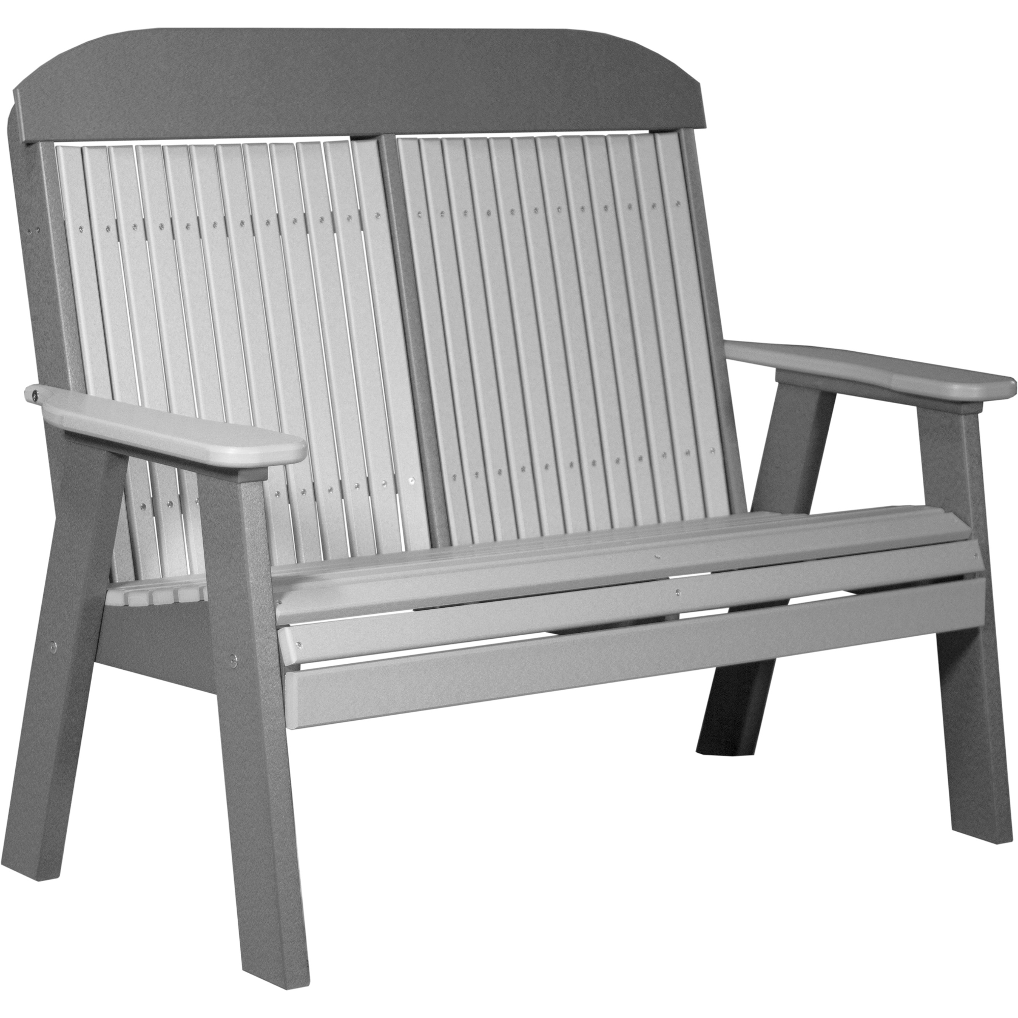LuxCraft Poly Lumber 4-Foot Classic Outdoor Bench