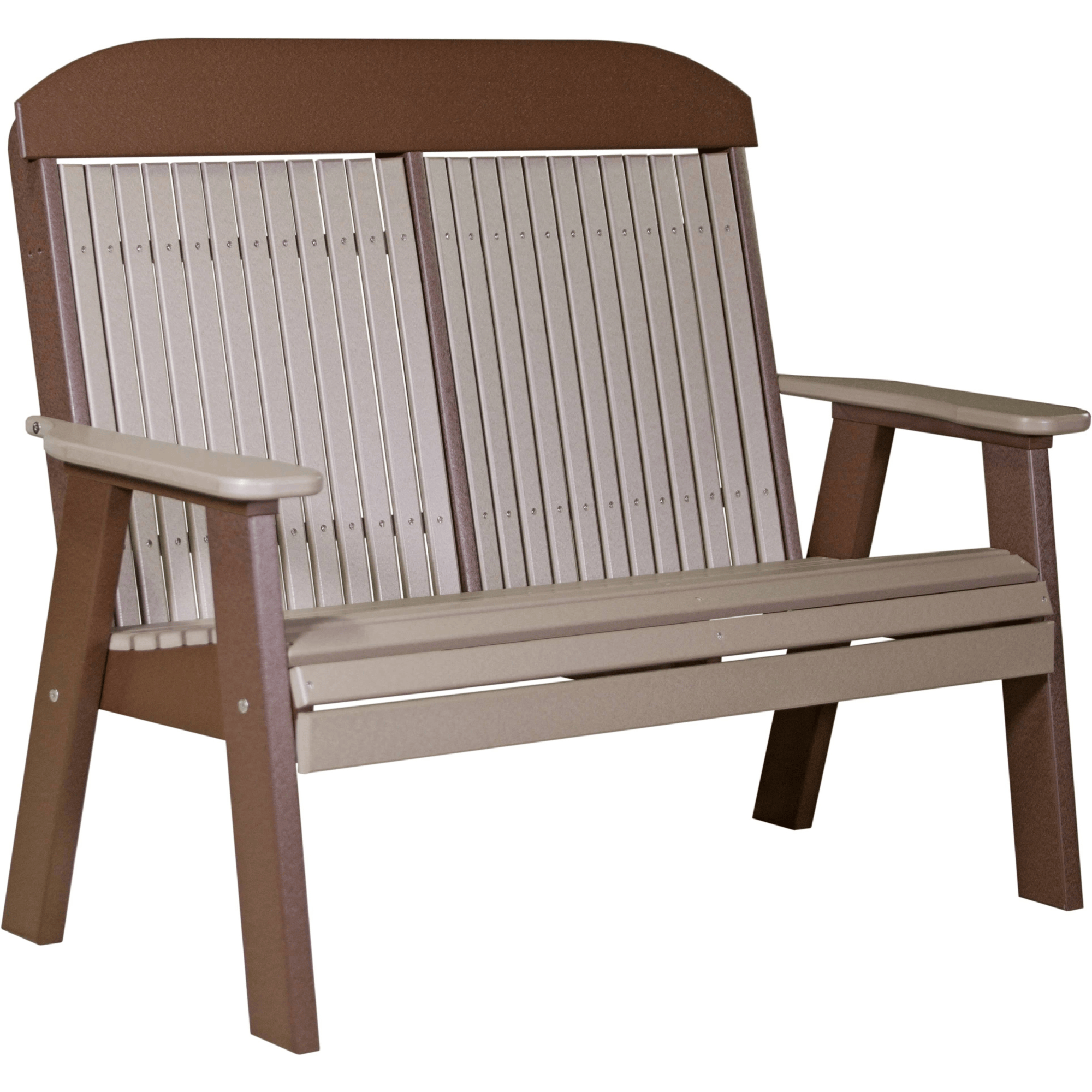 LuxCraft Poly Lumber 4-Foot Classic Outdoor Bench