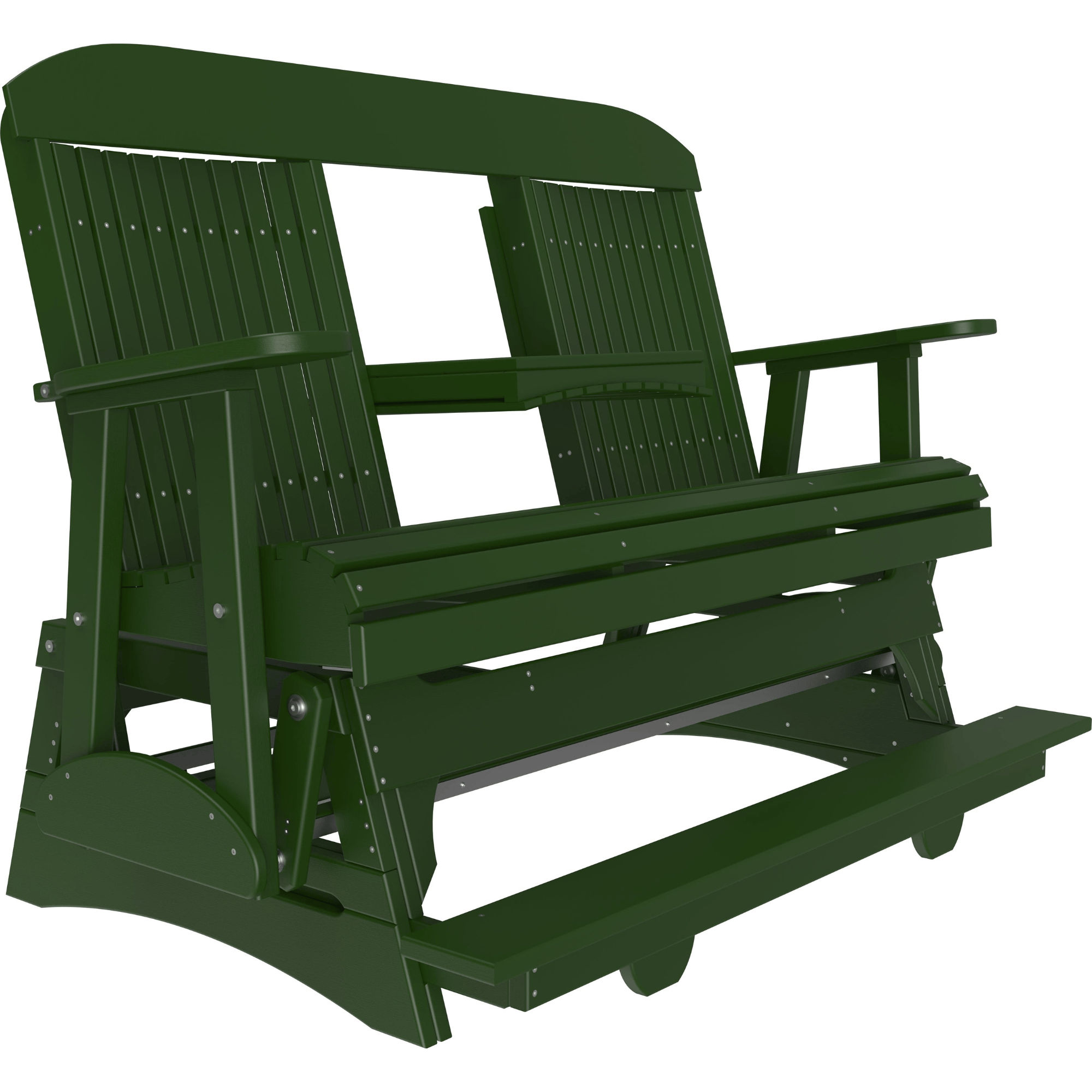 LuxCraft Classic 5-Foot Poly Composite Balcony Patio Glider