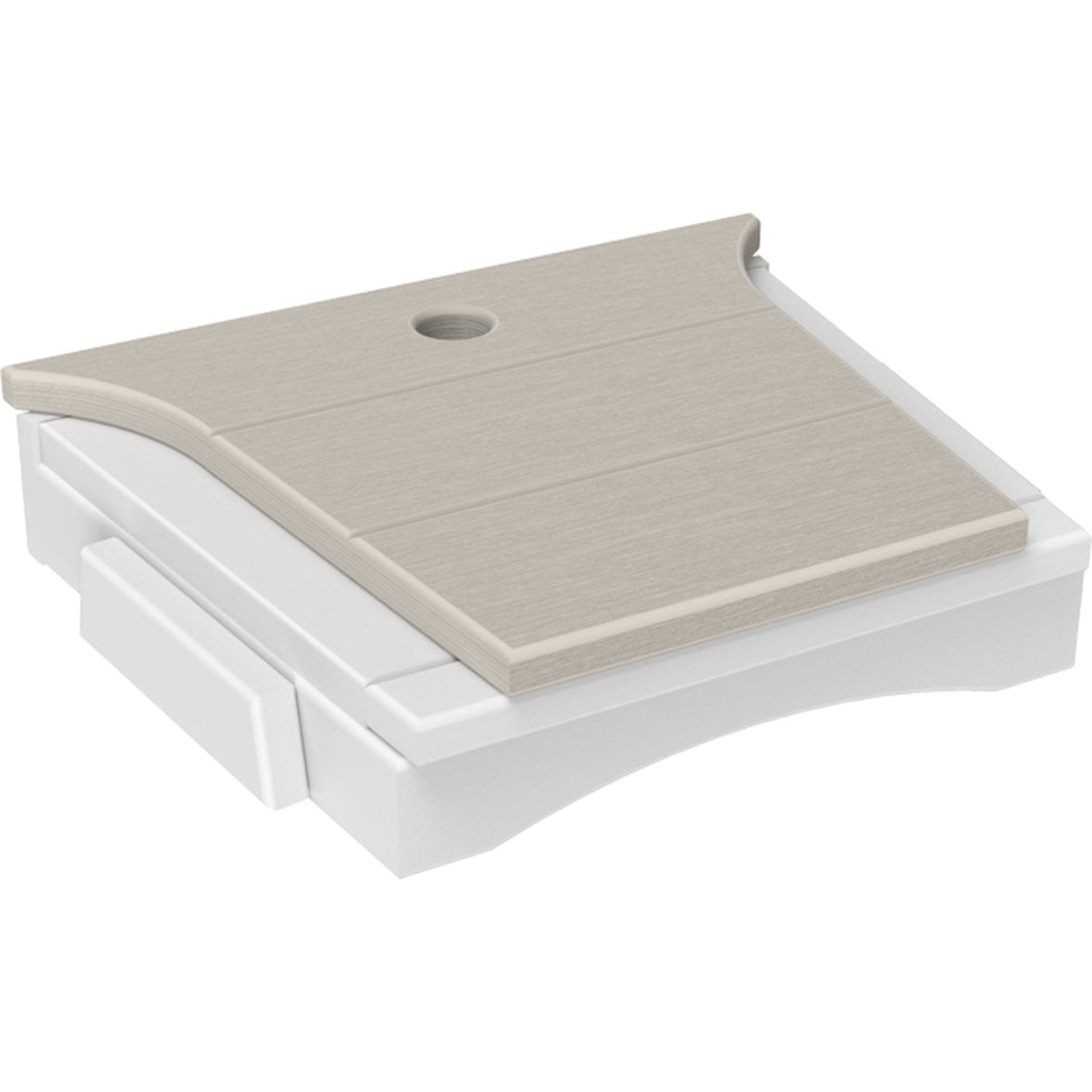 LuxCraft Poly Composite Balcony Tete-a-Tete Table