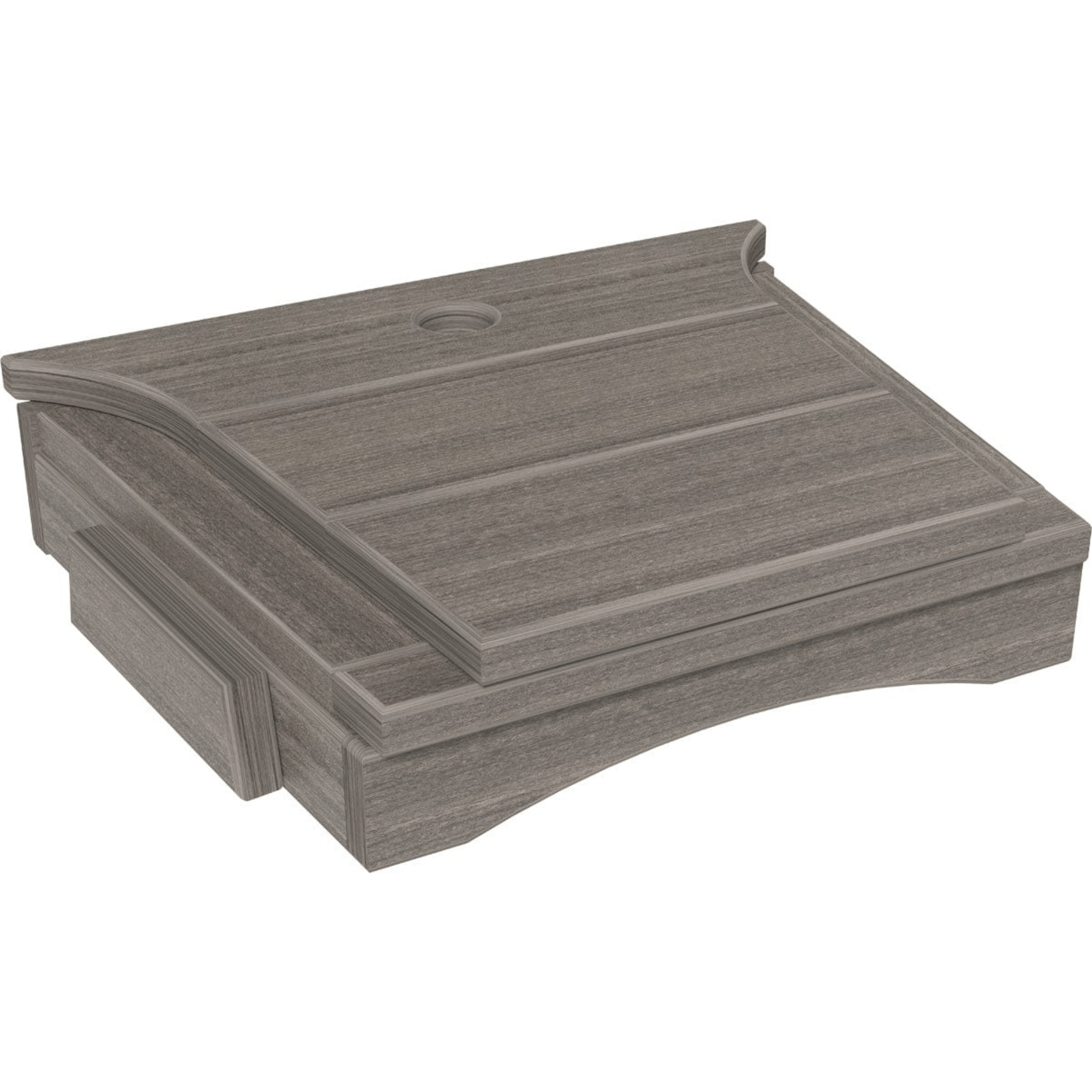 LuxCraft Poly Composite Balcony Tete-a-Tete Table