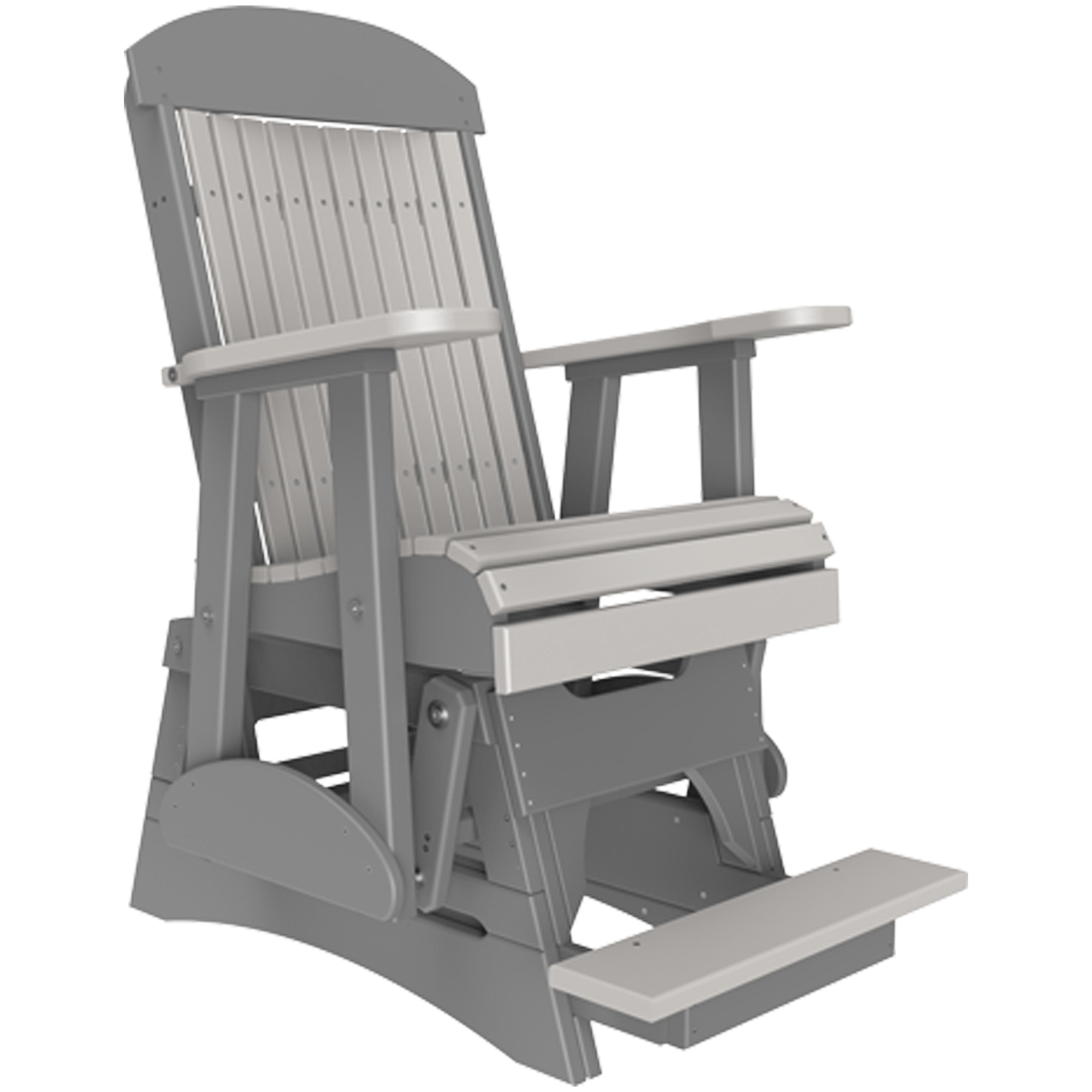 LuxCraft Classic Poly Composite Balcony Glider Chair