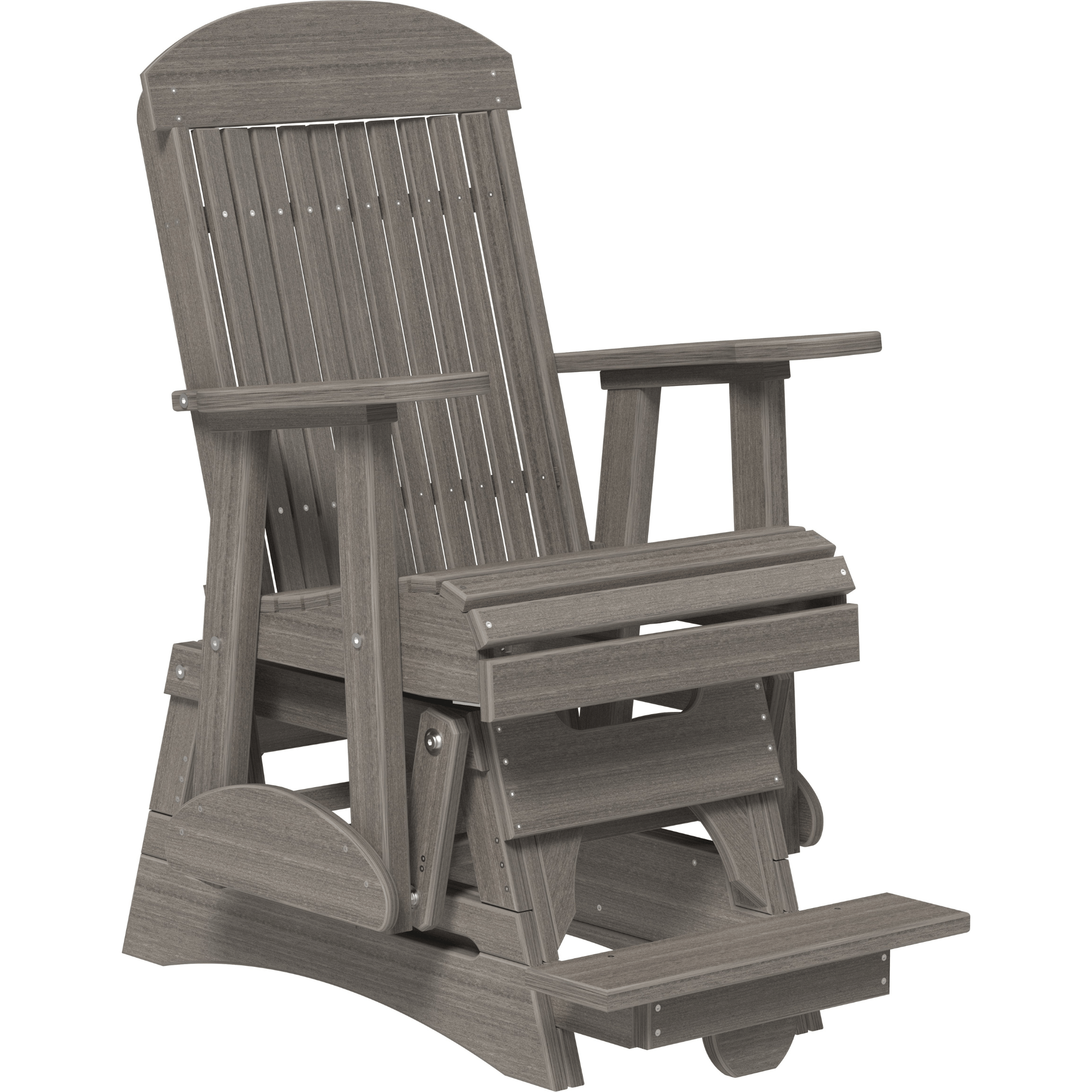 LuxCraft Classic Poly Composite Balcony Glider Chair