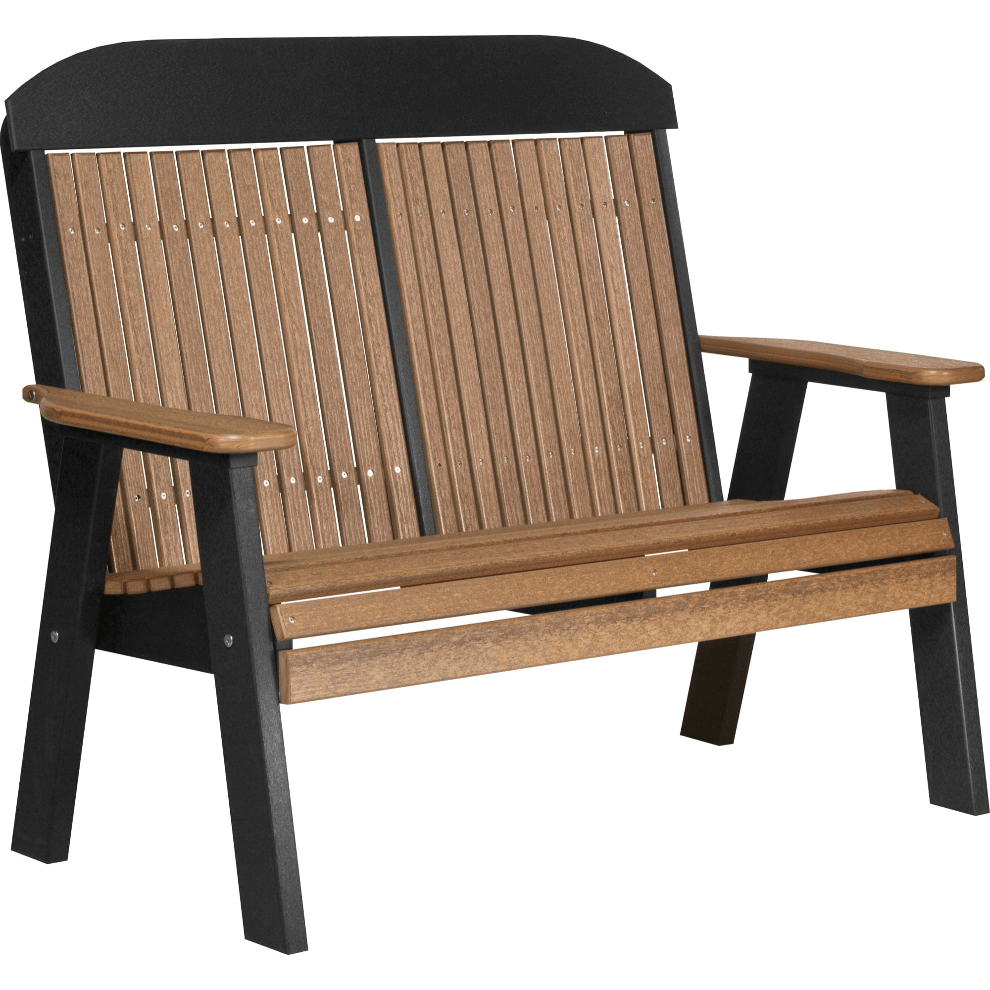 LuxCraft Poly Lumber 4-Foot Classic Outdoor Bench