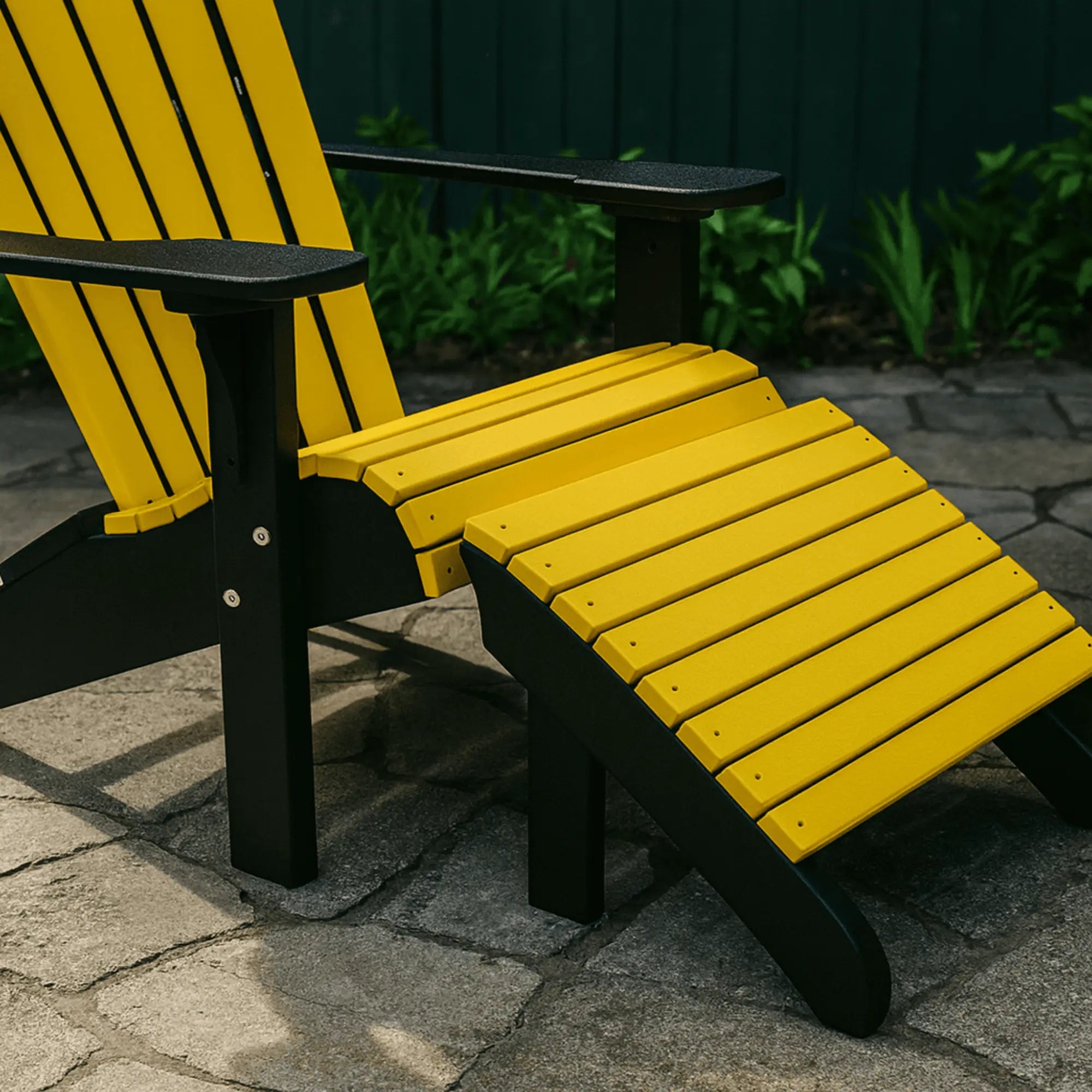 LuxCraft Poly Composite Deluxe Adirondack Footrest