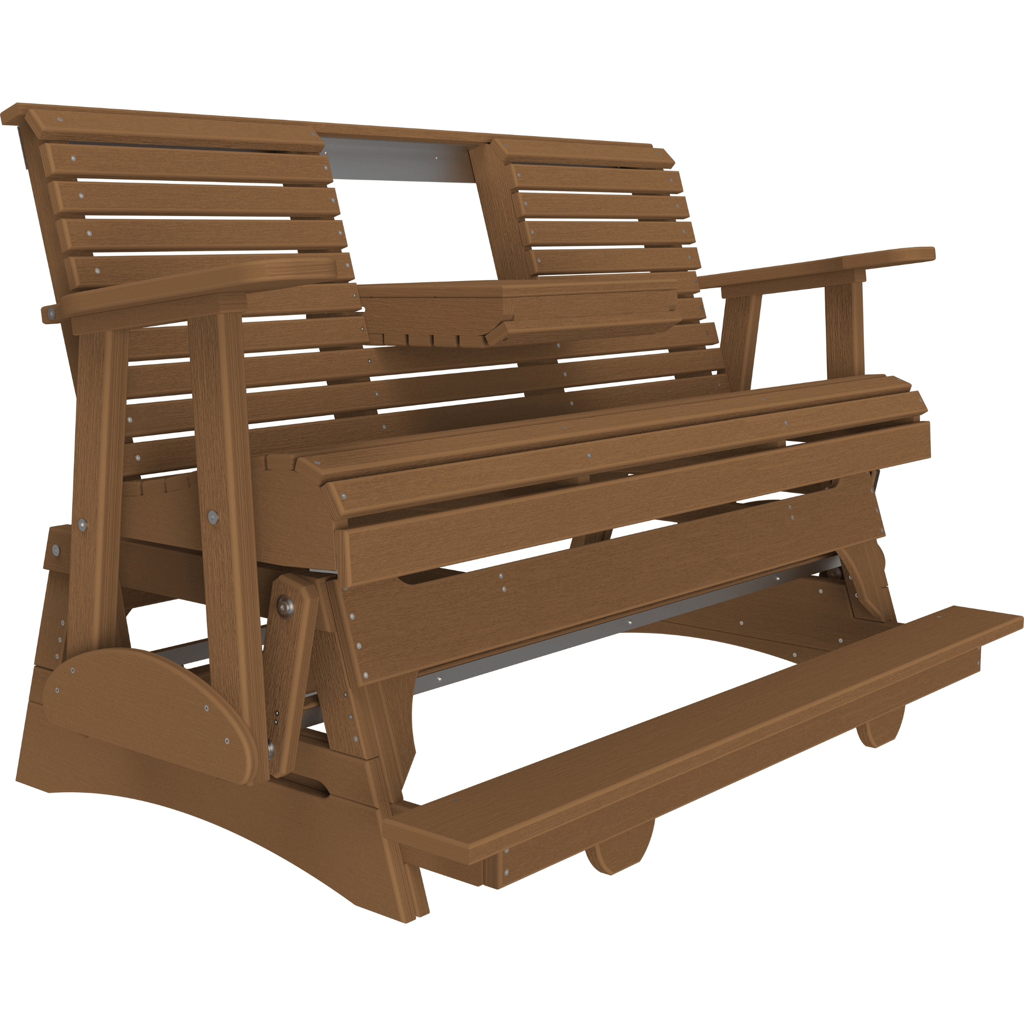 LuxCraft Rollback 5-Foot Poly Composite Balcony Patio Glider