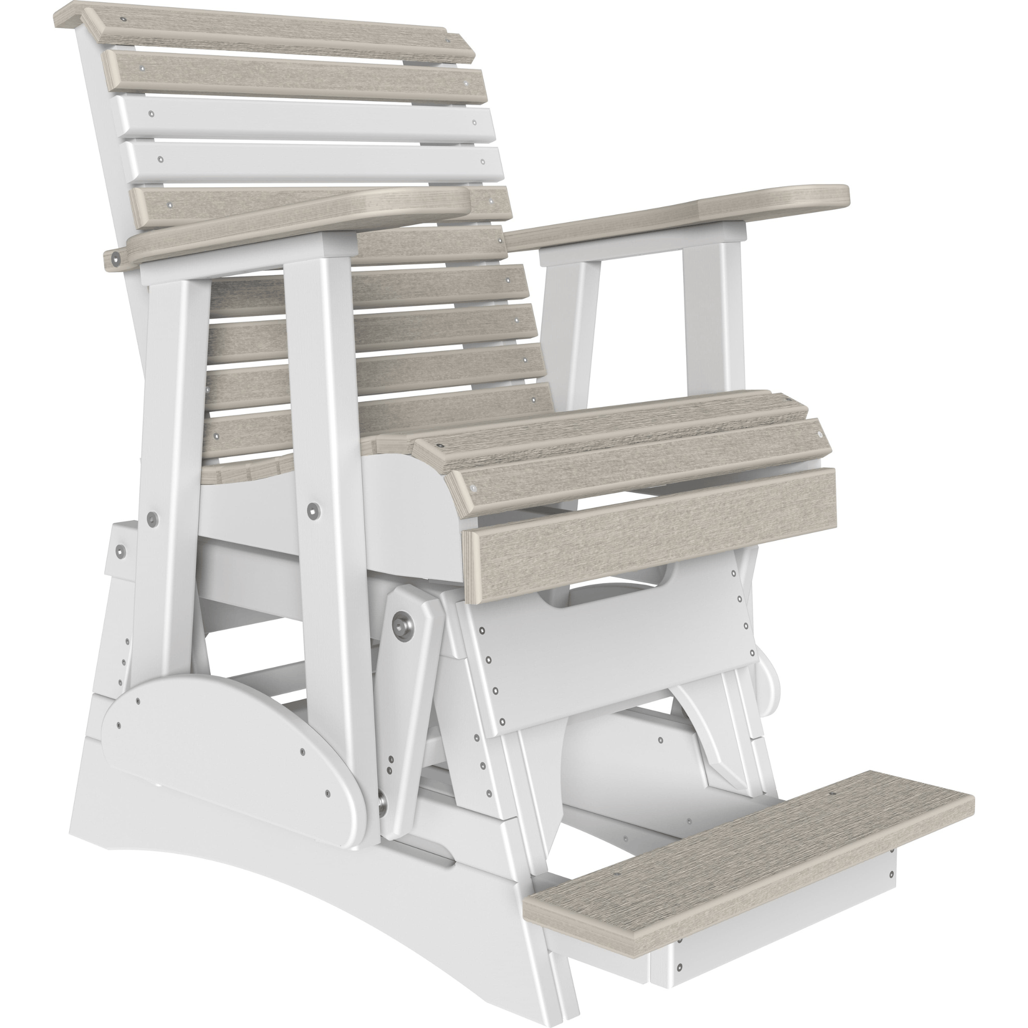 LuxCraft Rollback Poly Composite Balcony Glider Chair