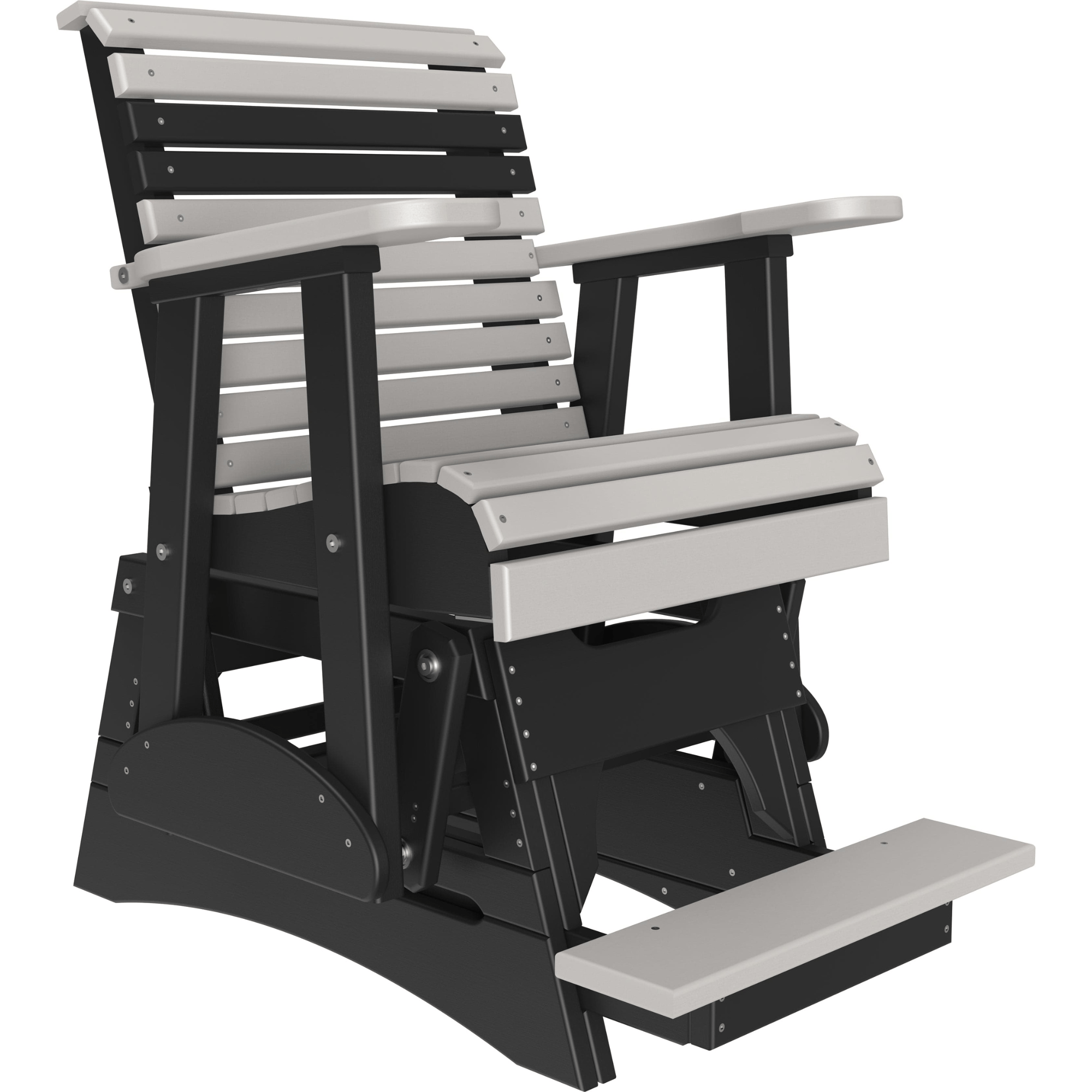 LuxCraft Rollback Poly Composite Balcony Glider Chair