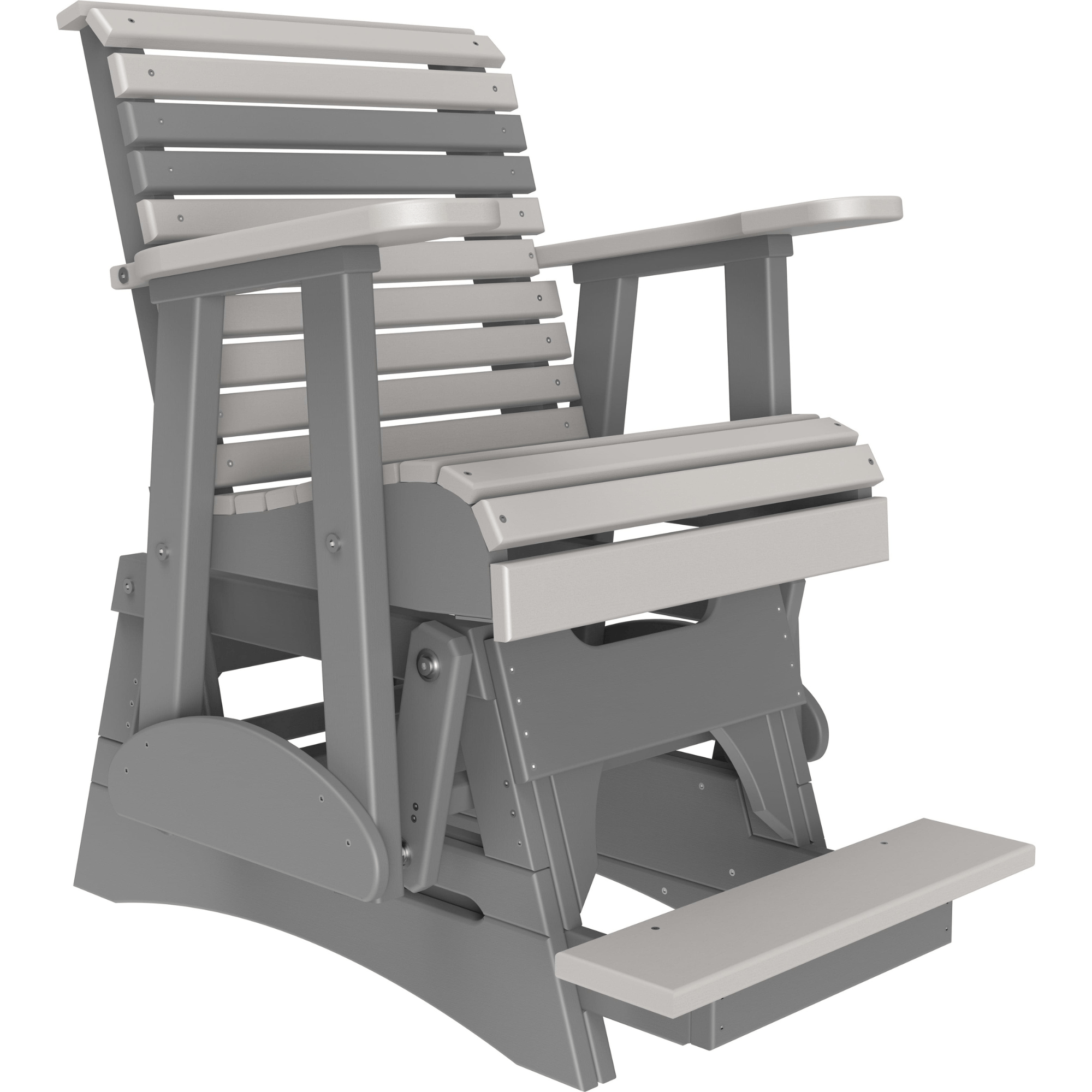 LuxCraft Rollback Poly Composite Balcony Glider Chair