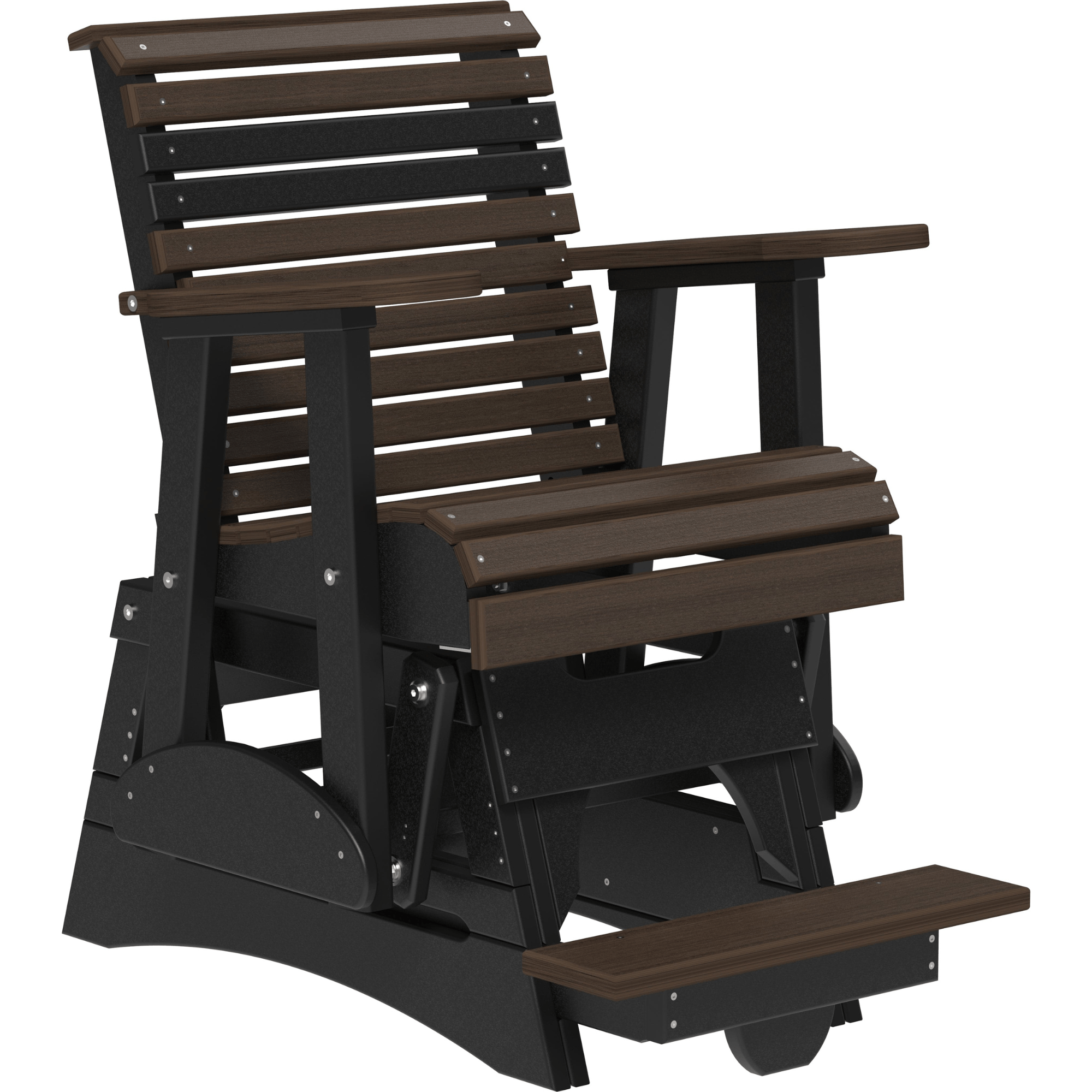 LuxCraft Rollback Poly Composite Balcony Glider Chair