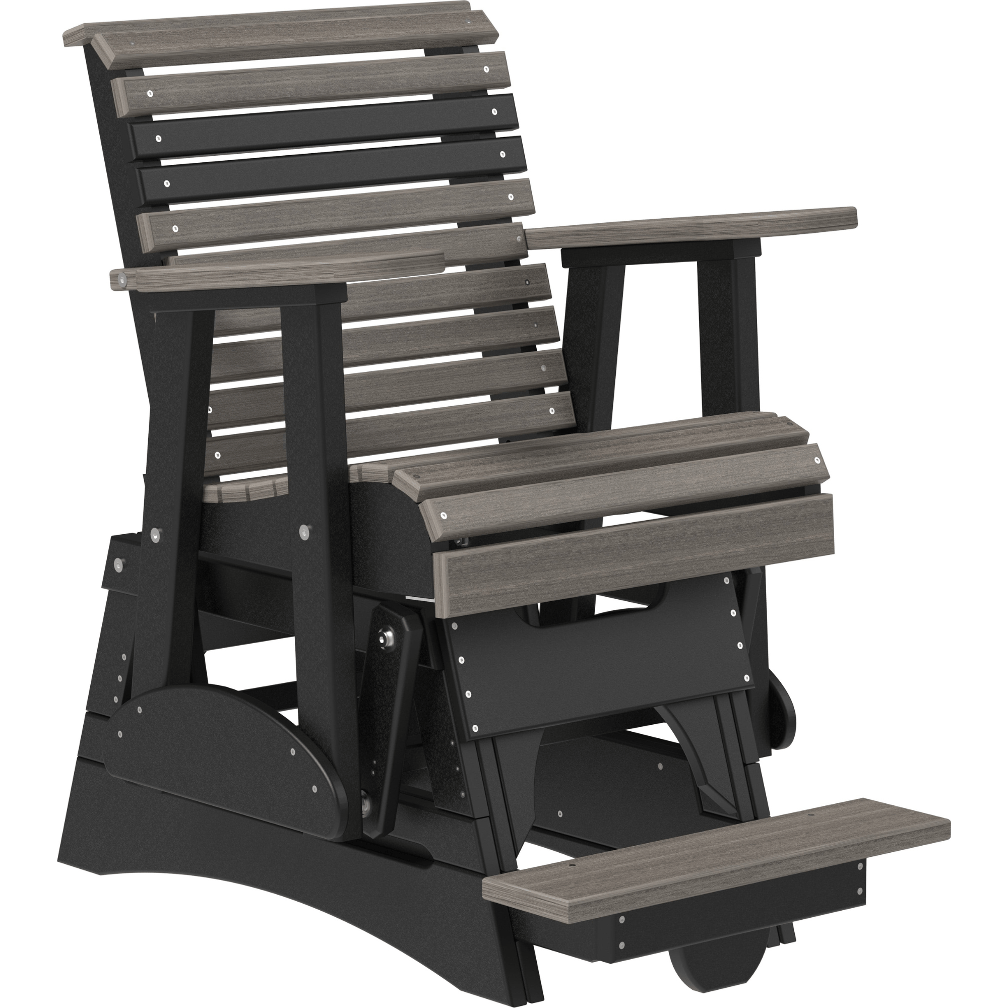 LuxCraft Rollback Poly Composite Balcony Glider Chair