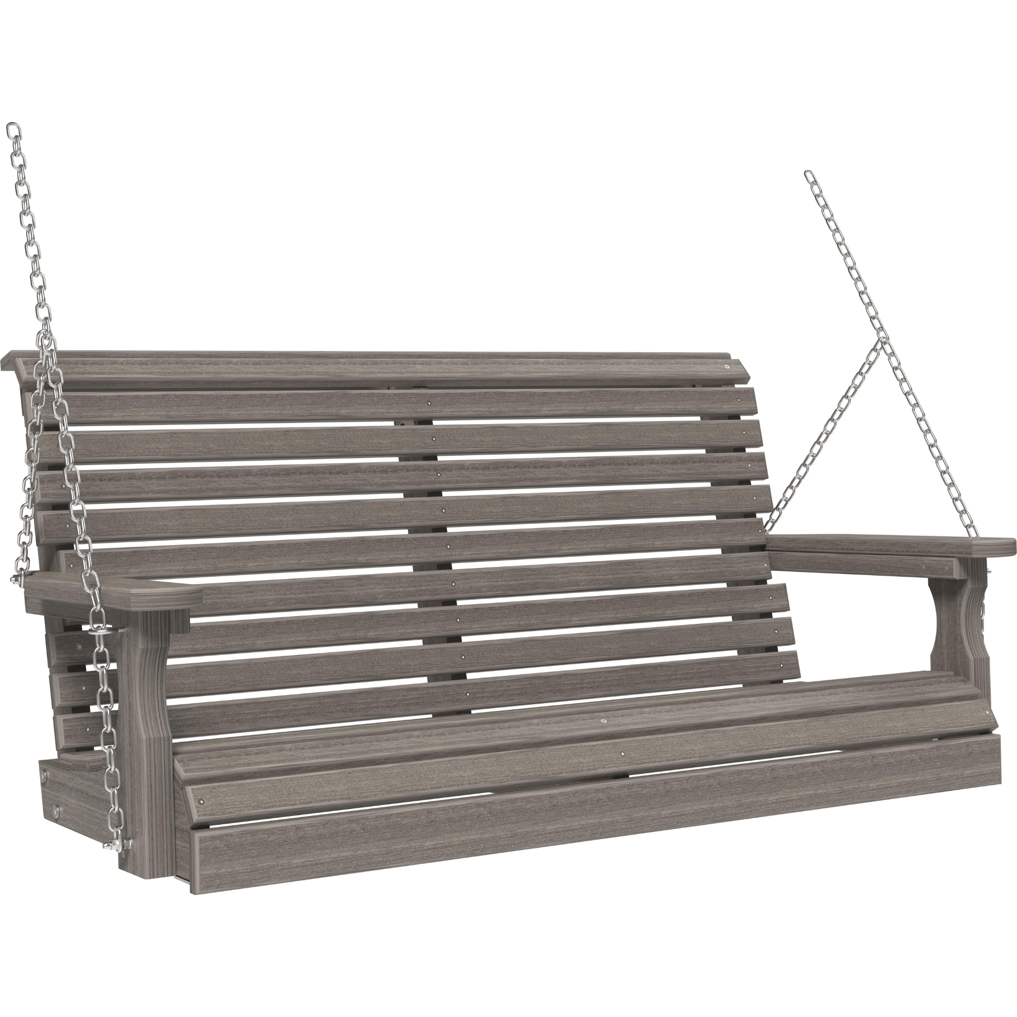 LuxCraft Rollback 4-Foot Poly Composite Porch Swing