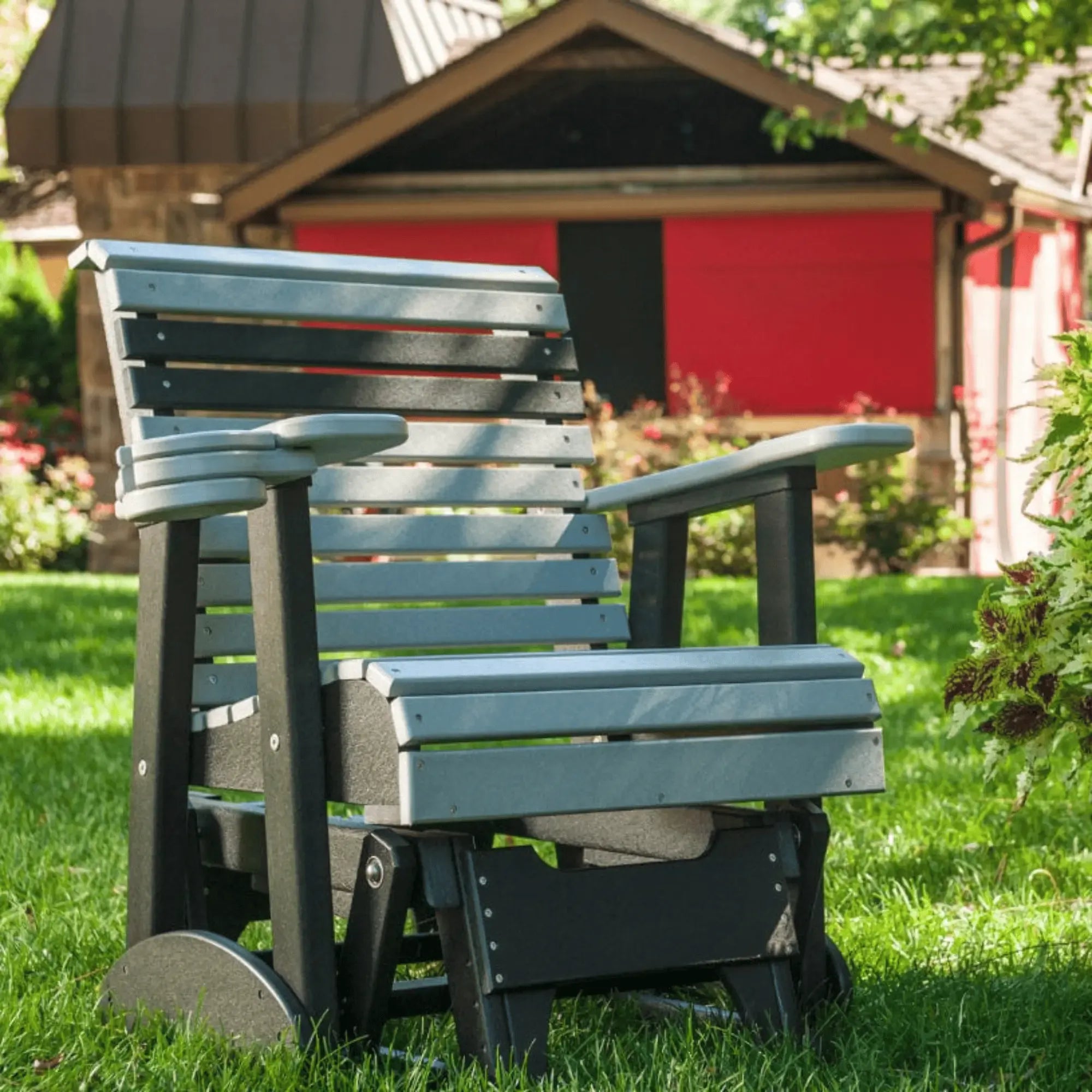 LuxCraft Rollback Poly Composite Glider Chair