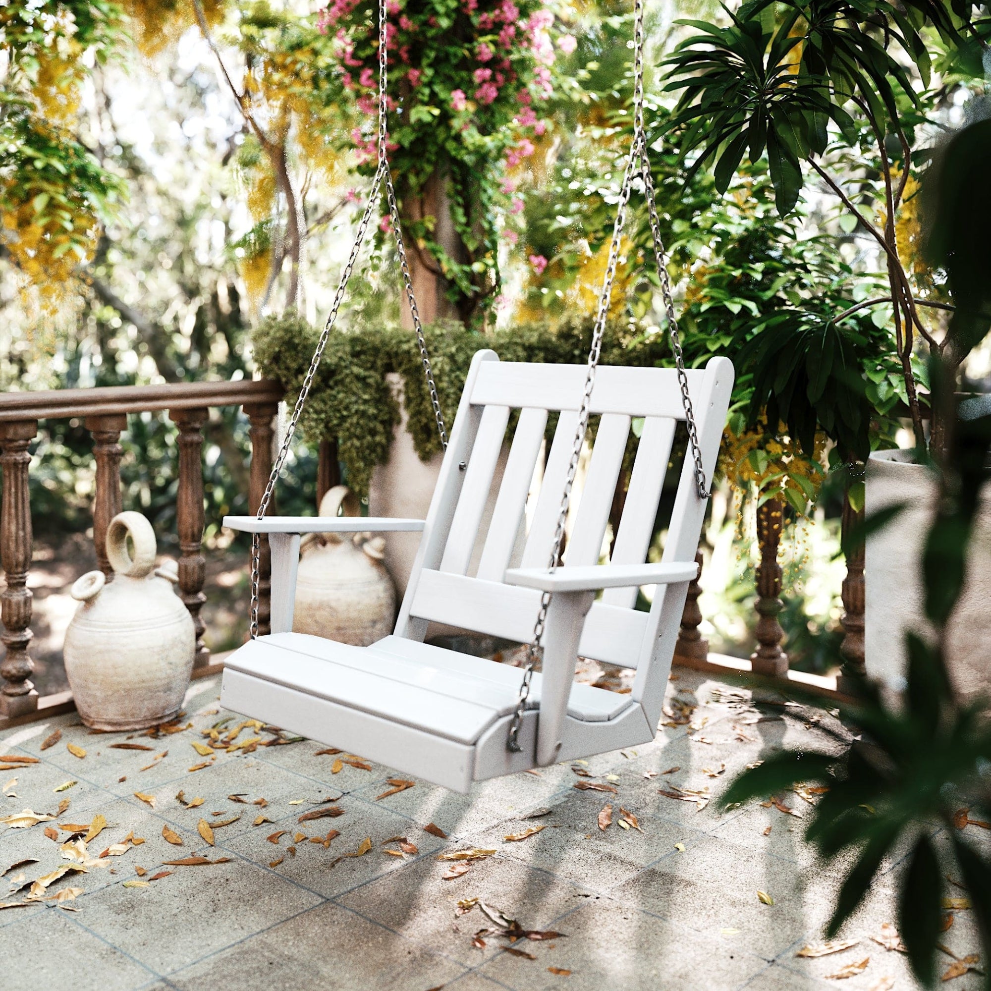 Keystone Amish Co. Franklin Recycled Plastic Swing Chair