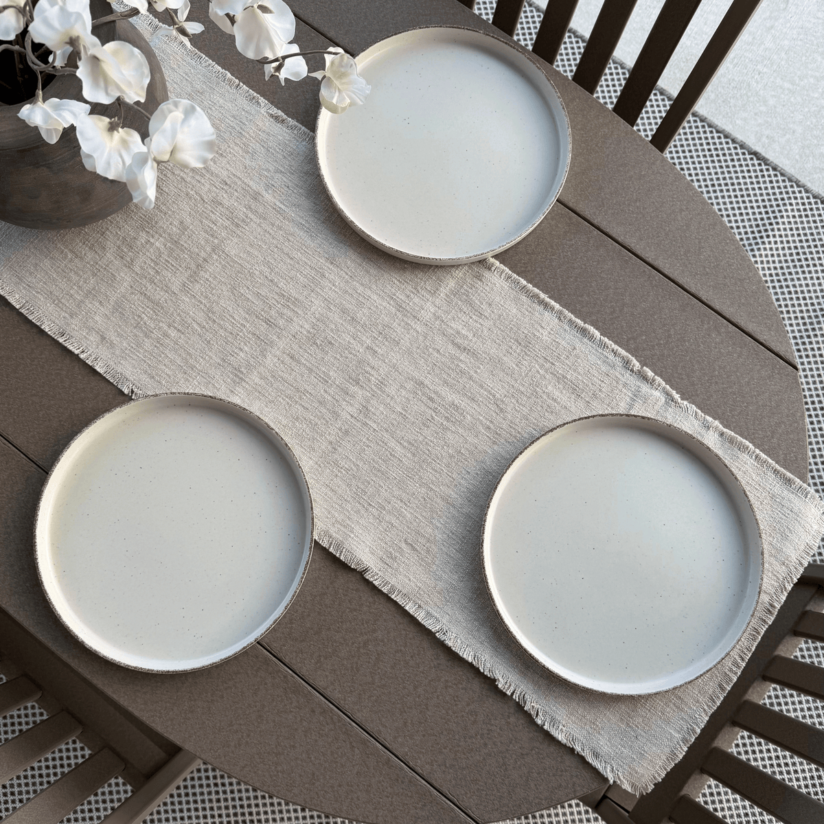 Keystone Amish Co. York 7-Piece Oval Outdoor Dining Set in Weathered Wood
