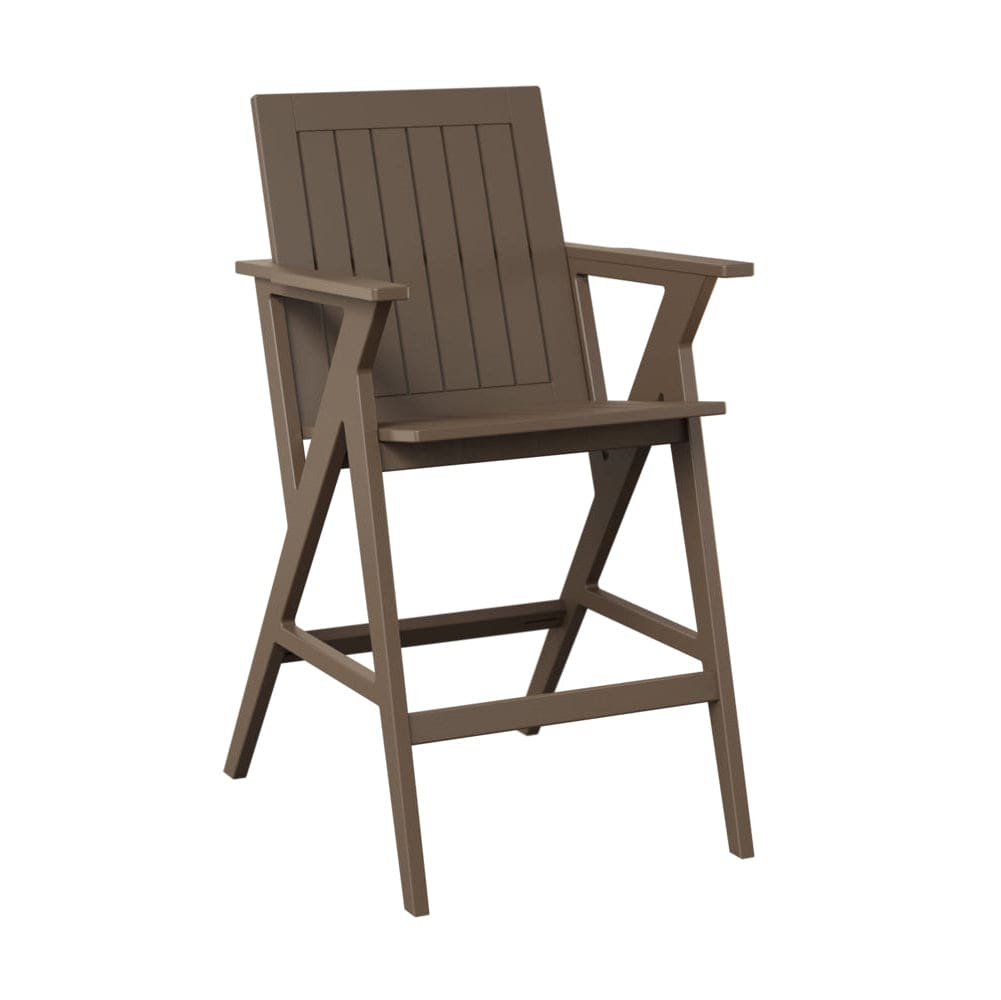 Berlin Gardens Kinsley Poly Lumber Outdoor Bar Arm Chair