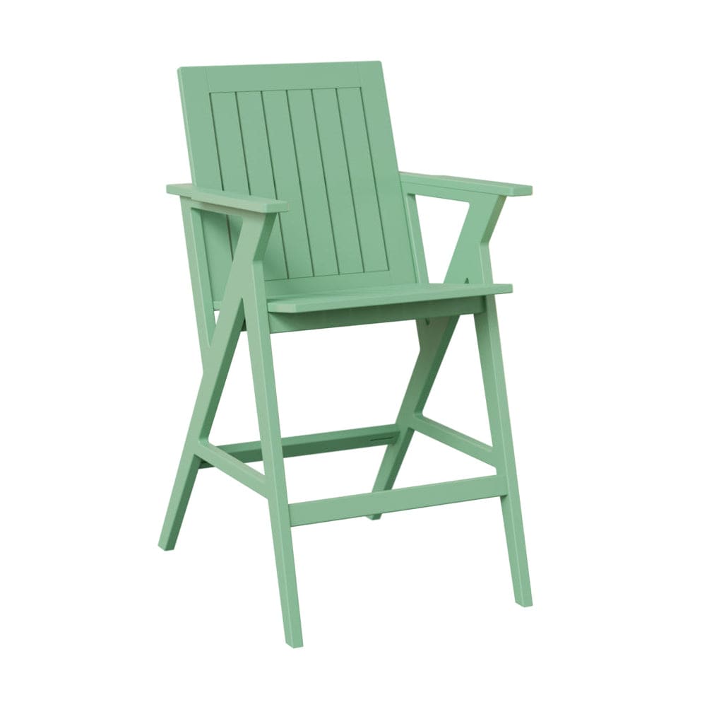 Berlin Gardens Kinsley Poly Lumber Outdoor Bar Arm Chair