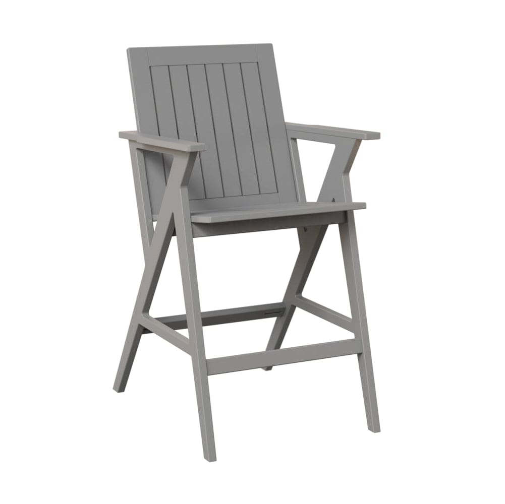 Berlin Gardens Kinsley Poly Lumber Outdoor Bar Arm Chair